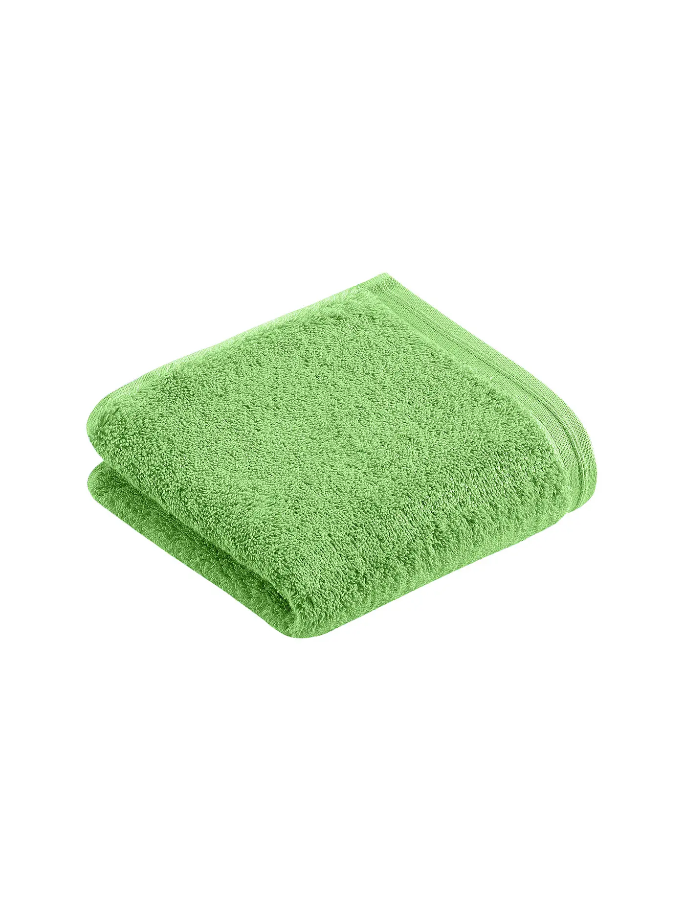 VOSSEN | Gästetuch 40x60cm VEGANISTA Nougat Me Good | grün