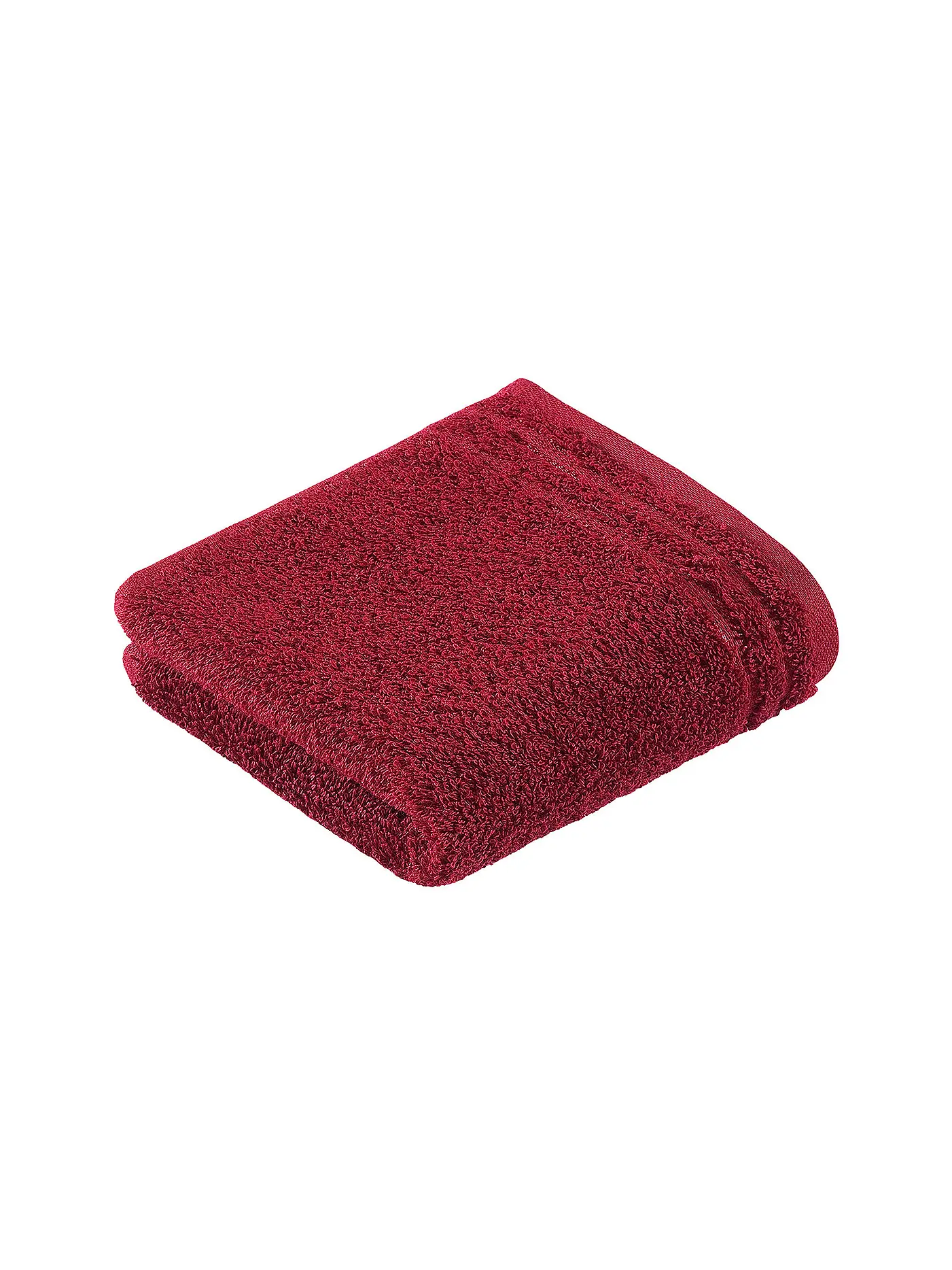 VOSSEN | Gästetuch Calypso Feeling 30x50cm (Rubin) | rot