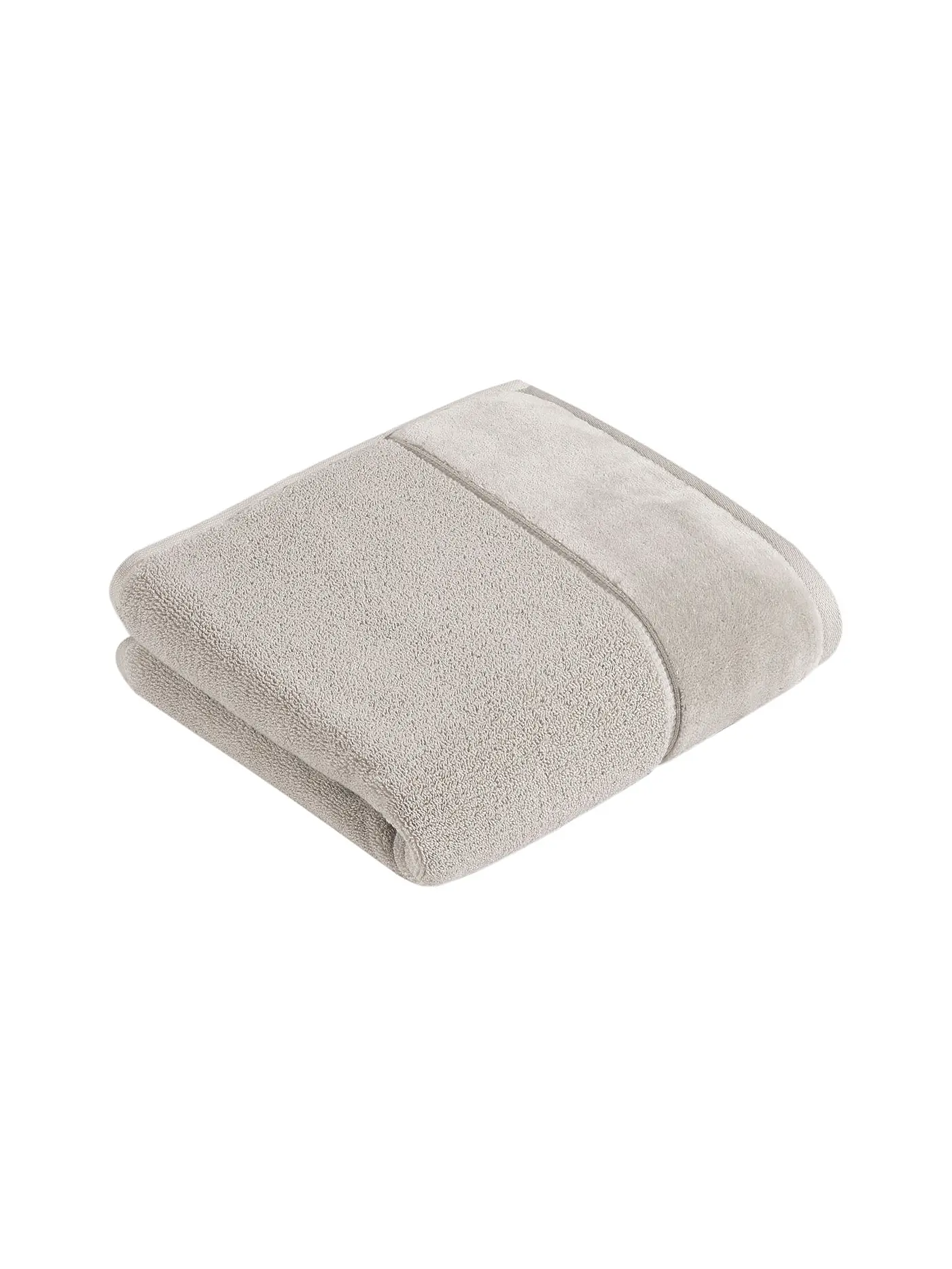 VOSSEN | Handtuch "Pure" 50x100cm (Stone) | silber