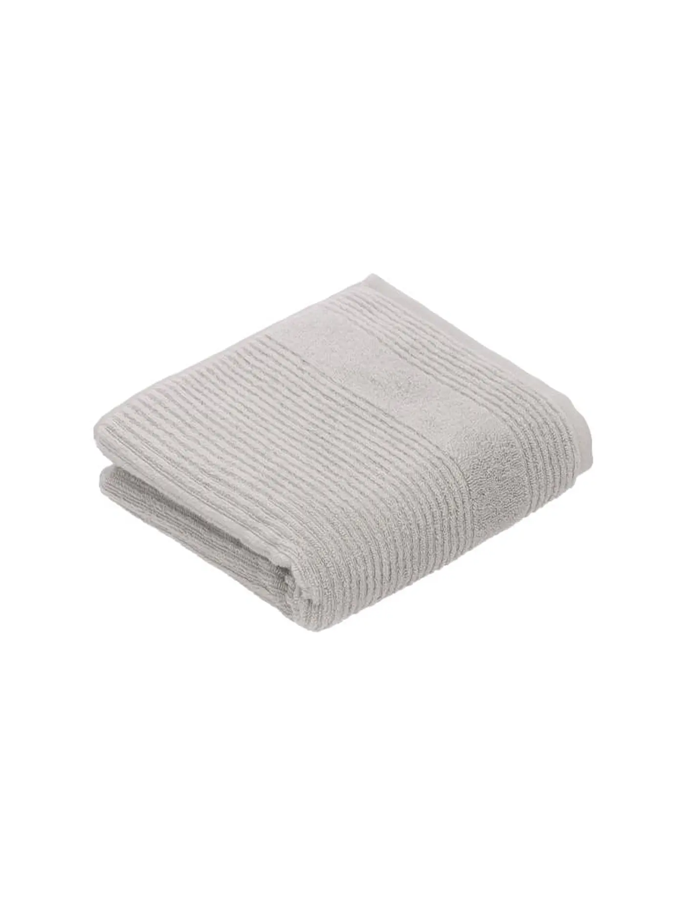 VOSSEN | Handtuch TOMORROW 50x100cm Dunkelgrau | beige