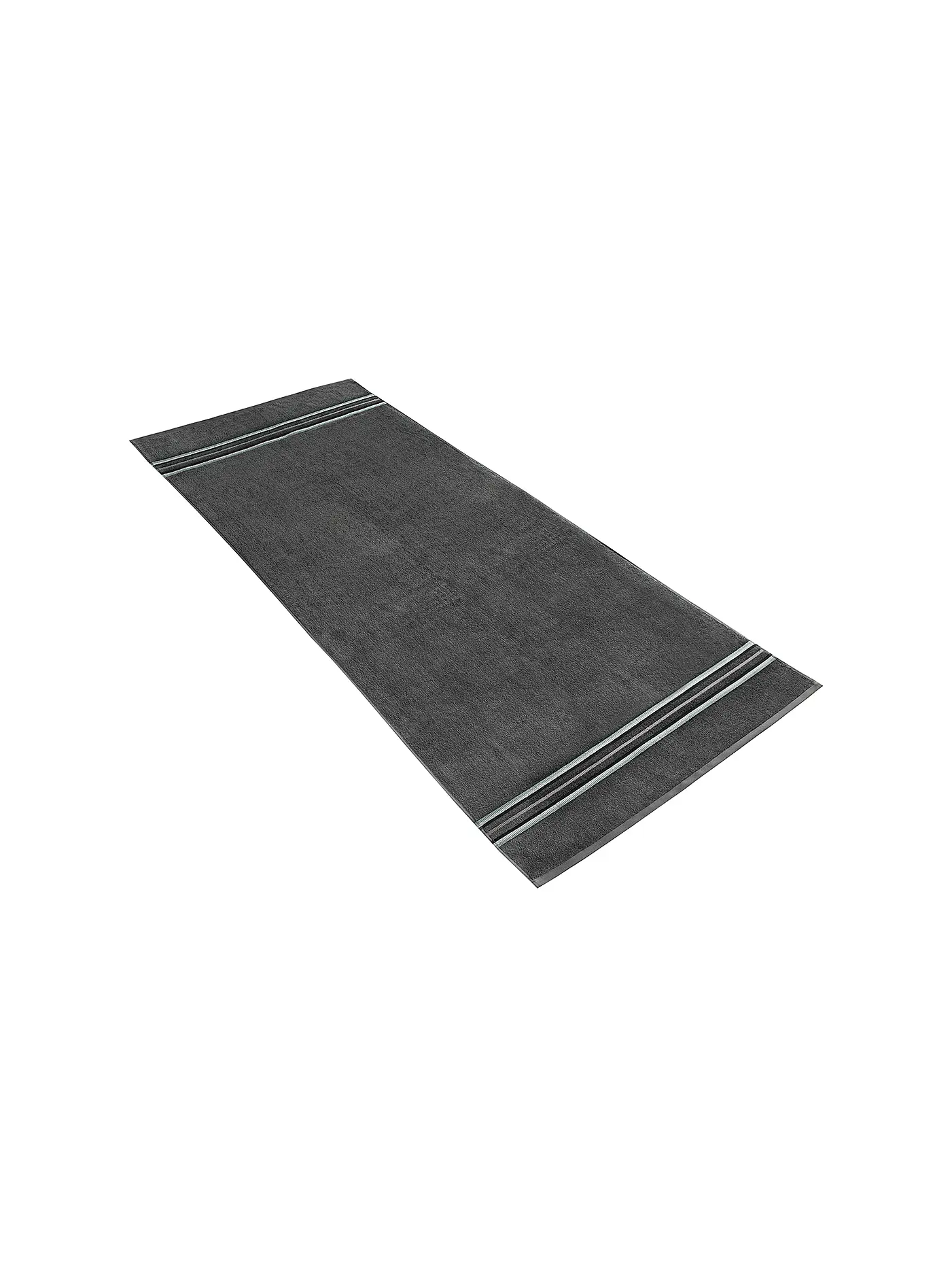 VOSSEN | Saunatuch Akira Vegan 80x200cm Graphit | grau