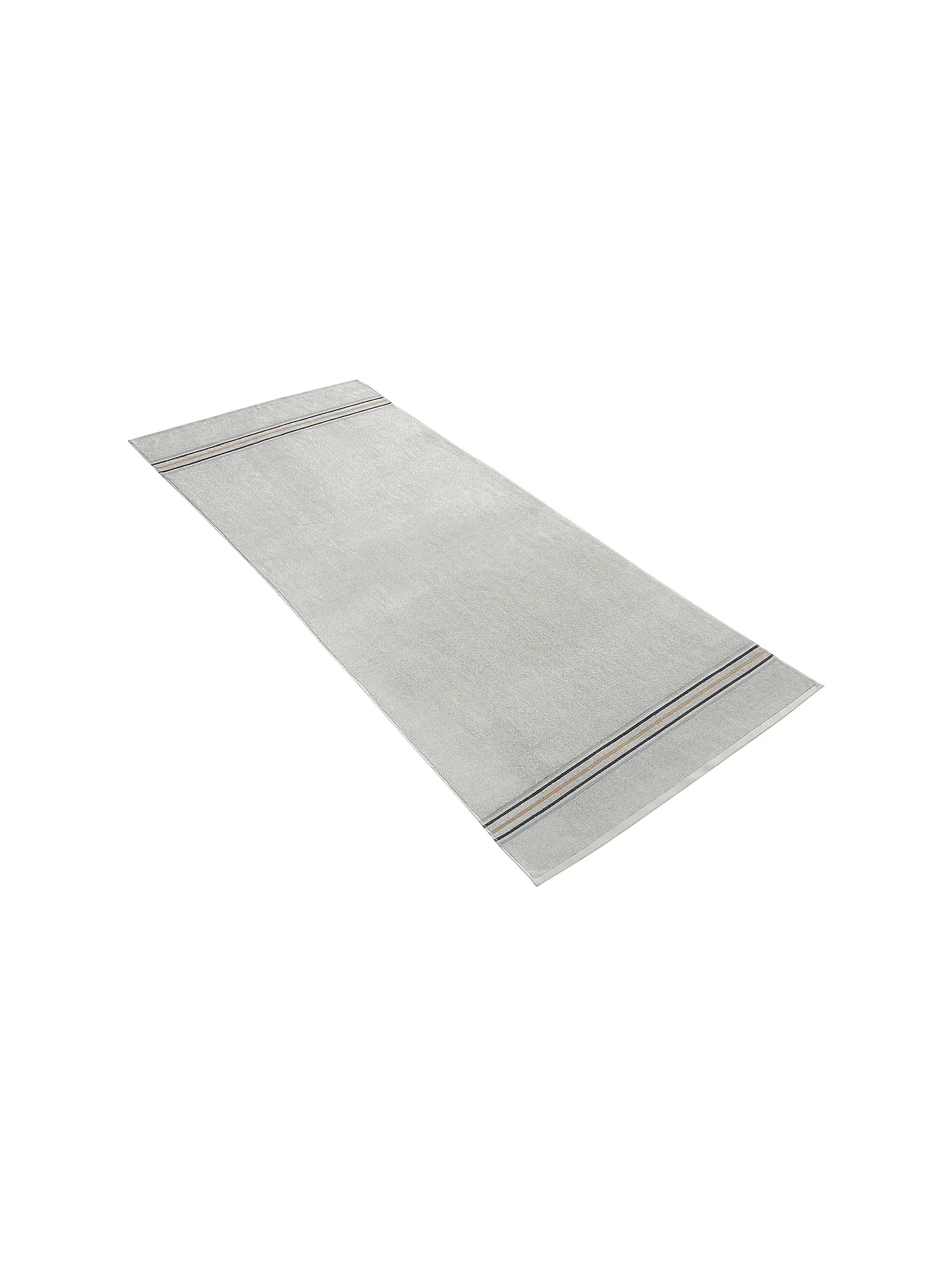VOSSEN | Saunatuch Akira Vegan 80x200cm Urban Grey | silber