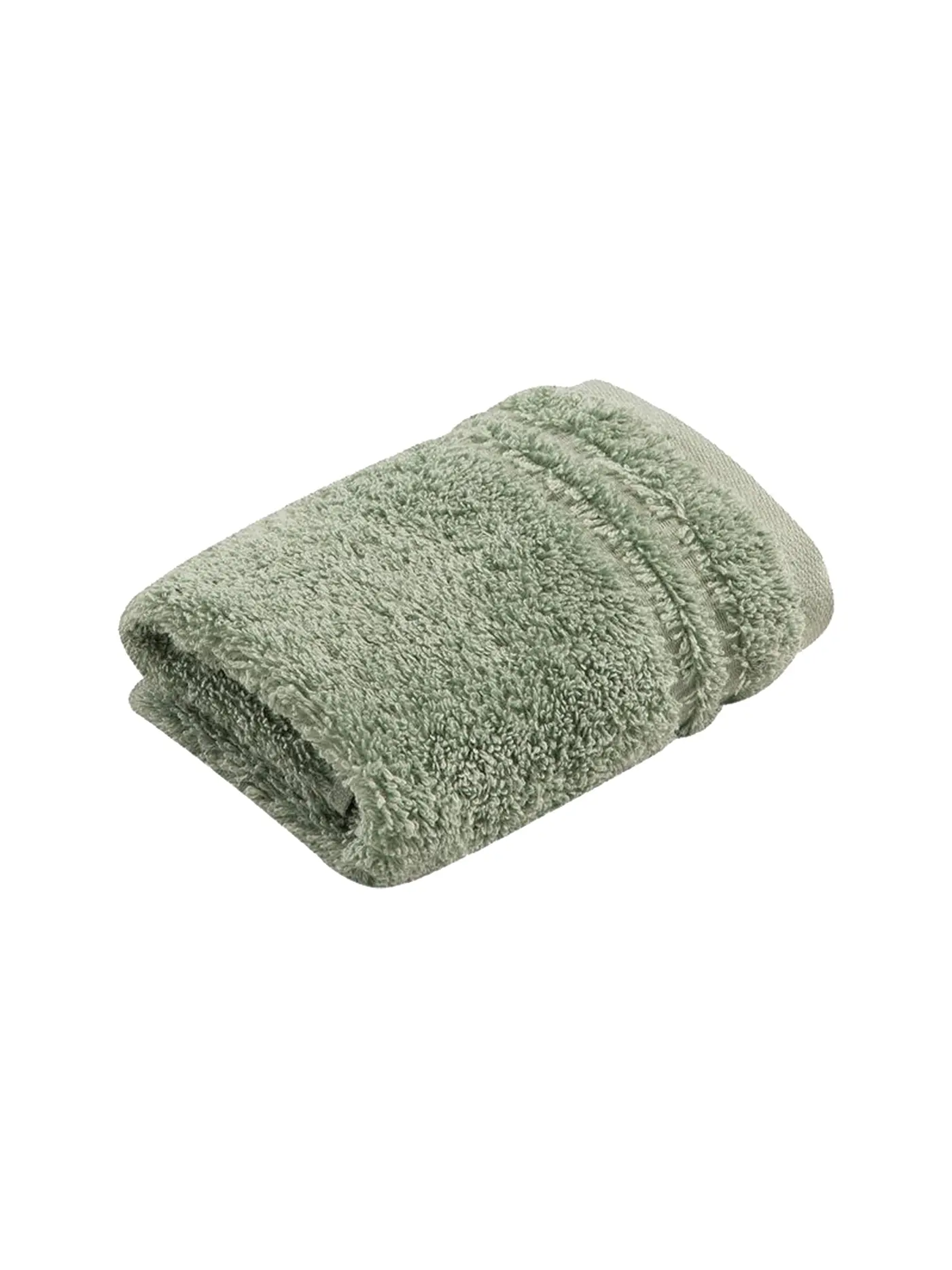 VOSSEN | Seiftuch "Vienna Style" 30x30cm (Light Grey) | grün