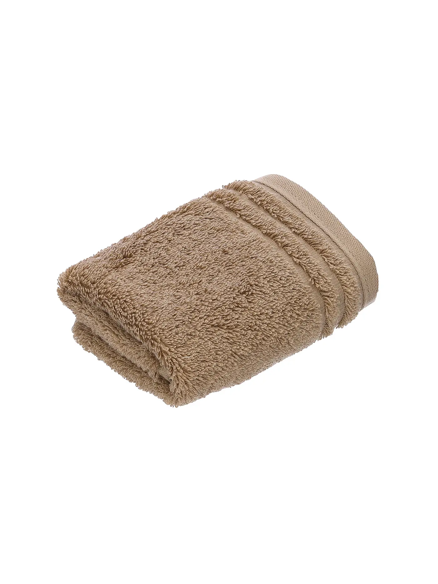 VOSSEN | Seiftuch "Vienna Style" 30x30cm (Light Grey) | camel