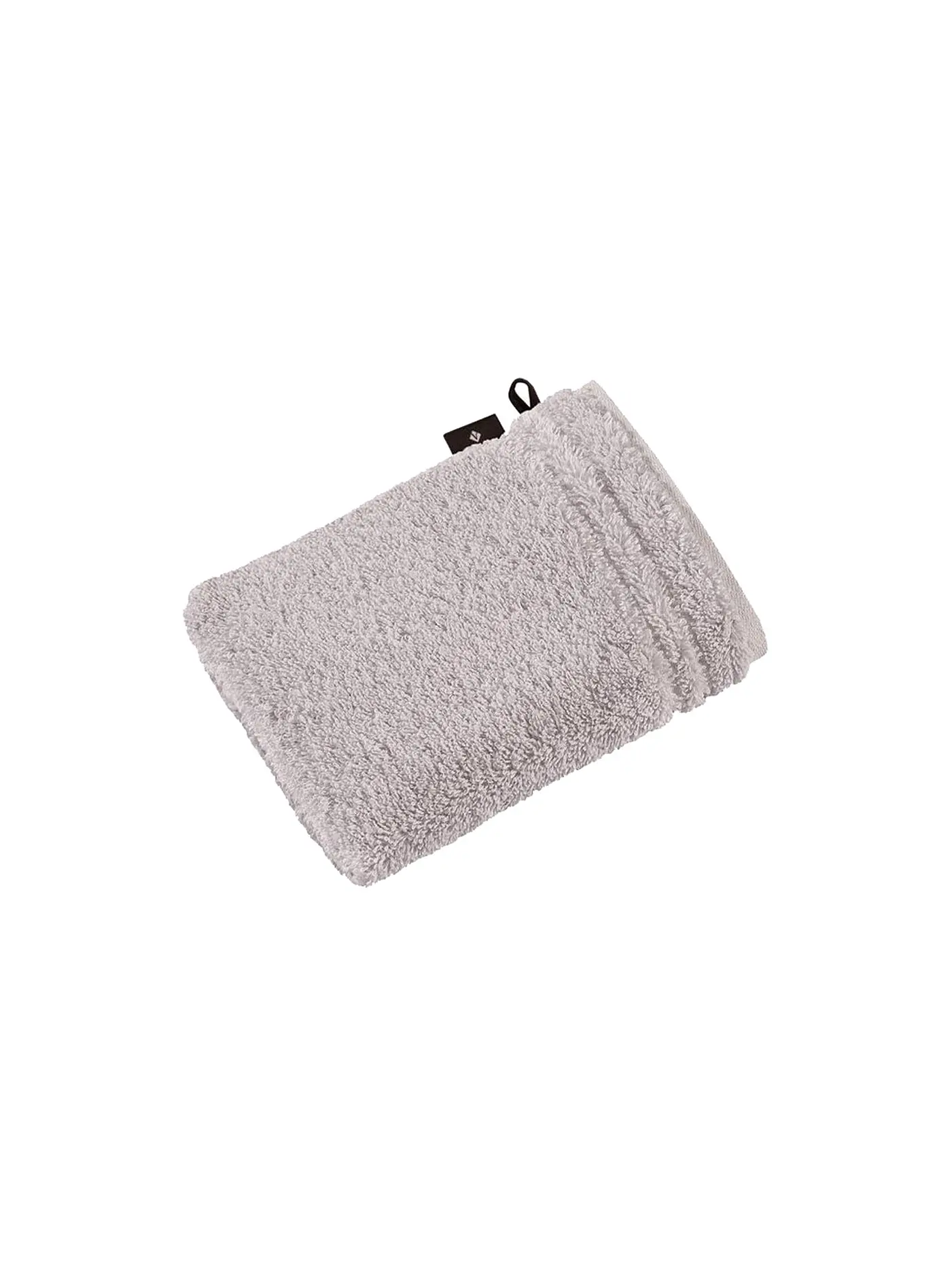 VOSSEN | Waschhandschuh "Vienna Style" 16x22cm (Light Grey) | silber