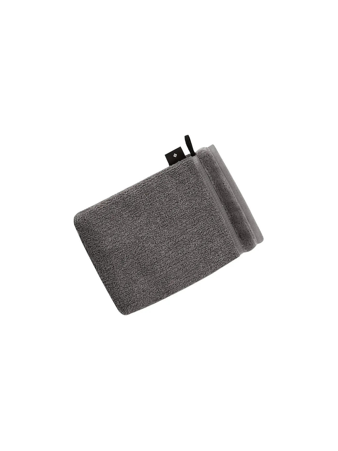 VOSSEN | Waschhandschuh Pure 16x22cm Lavastone | grau