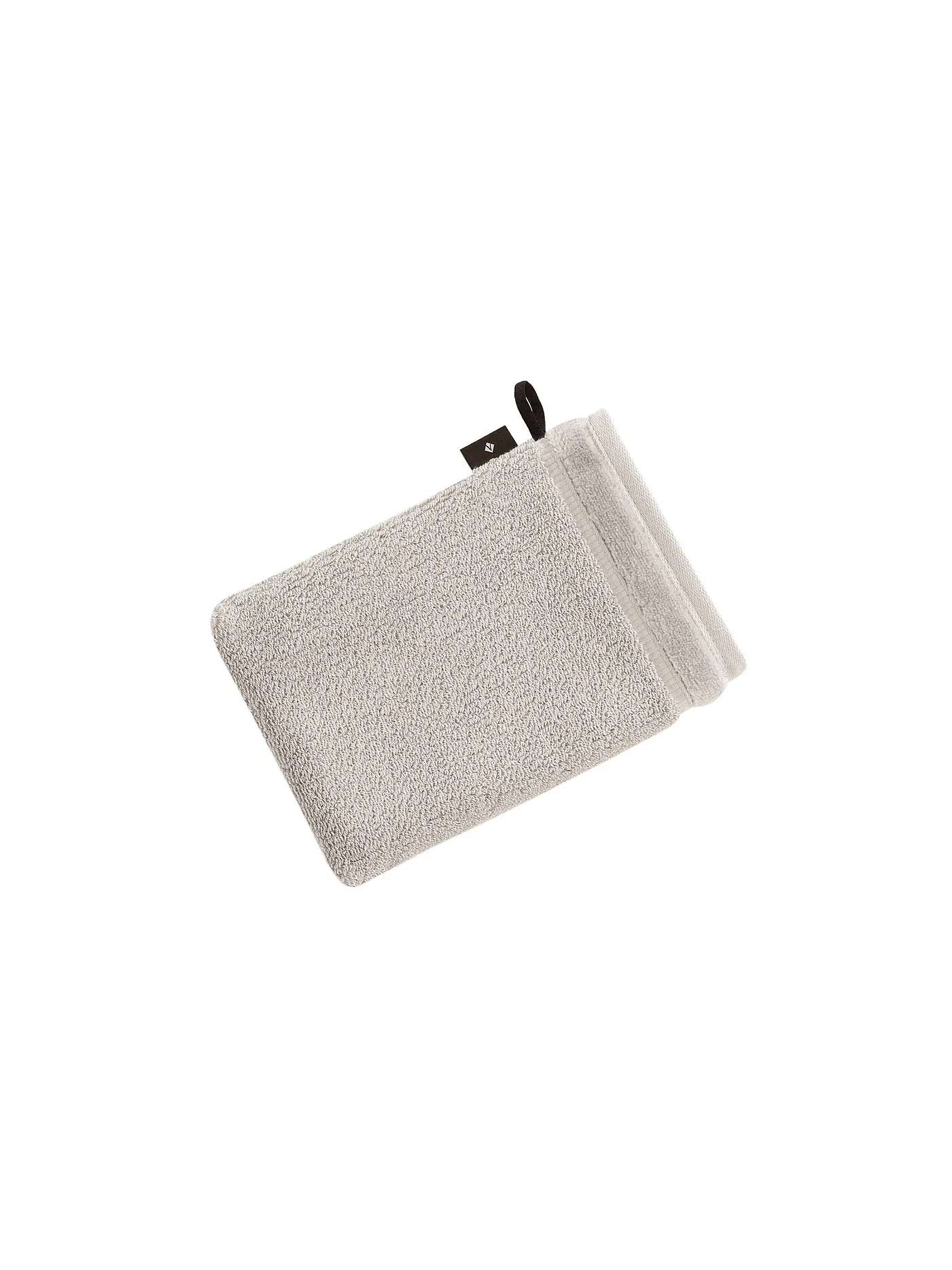 VOSSEN | Waschhandschuh Pure 16x22cm Stone | silber