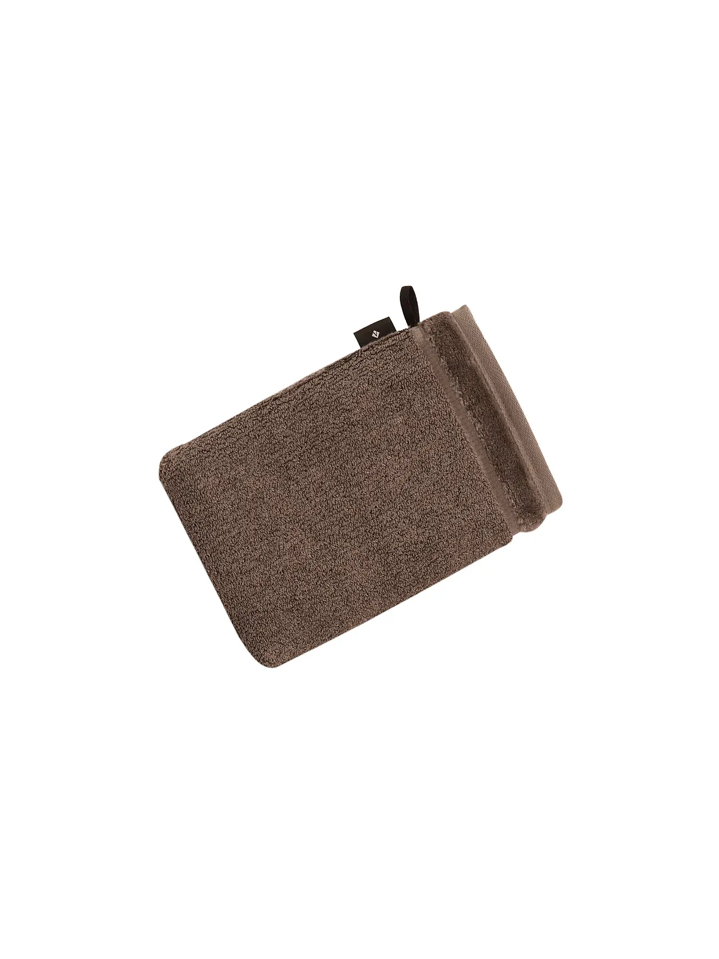 VOSSEN | Waschhandschuh Pure 16x22cm Toffee | grün