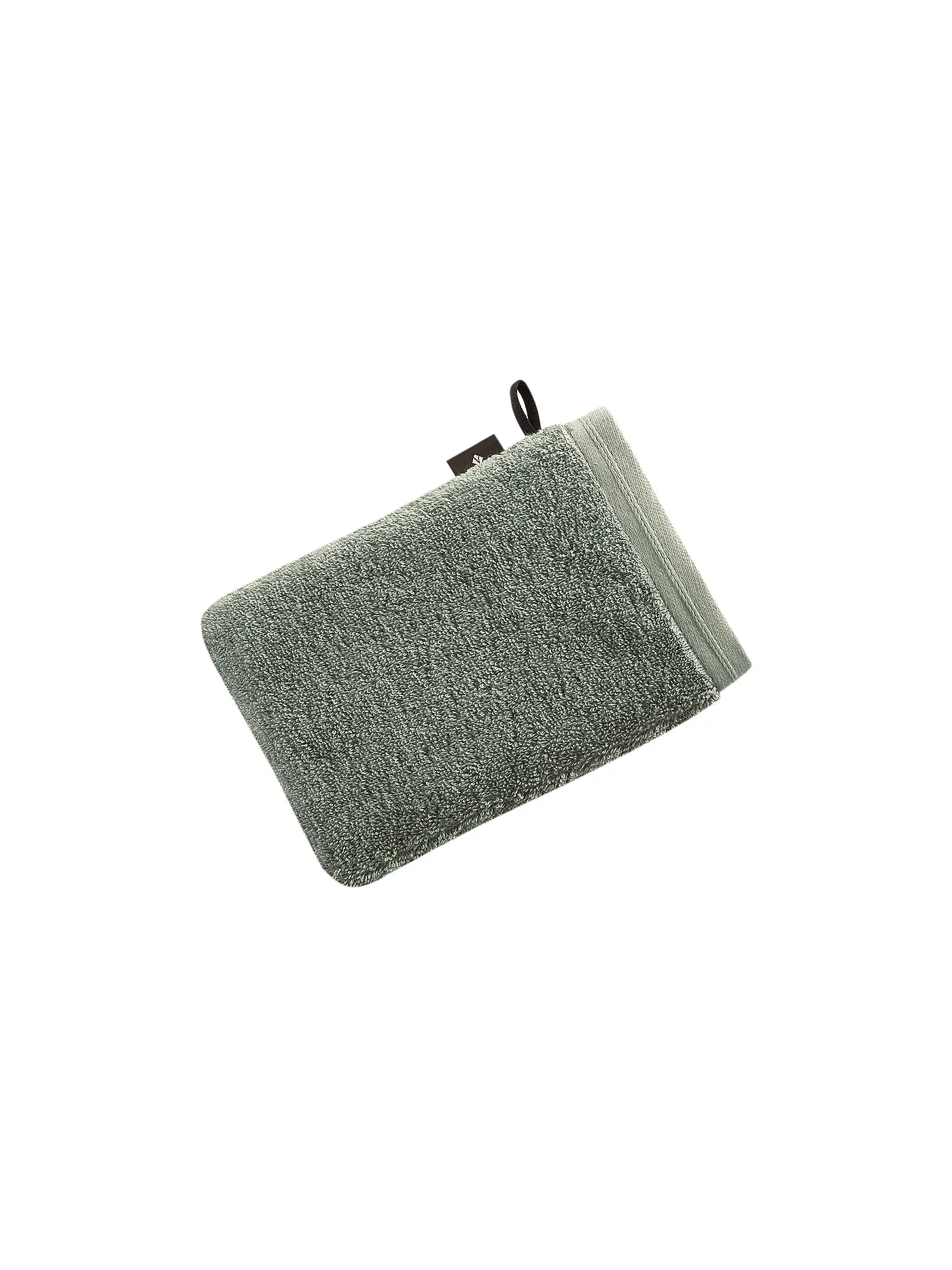 VOSSEN | Waschhandschuh Vegan Life 16x22cm Sage | grün
