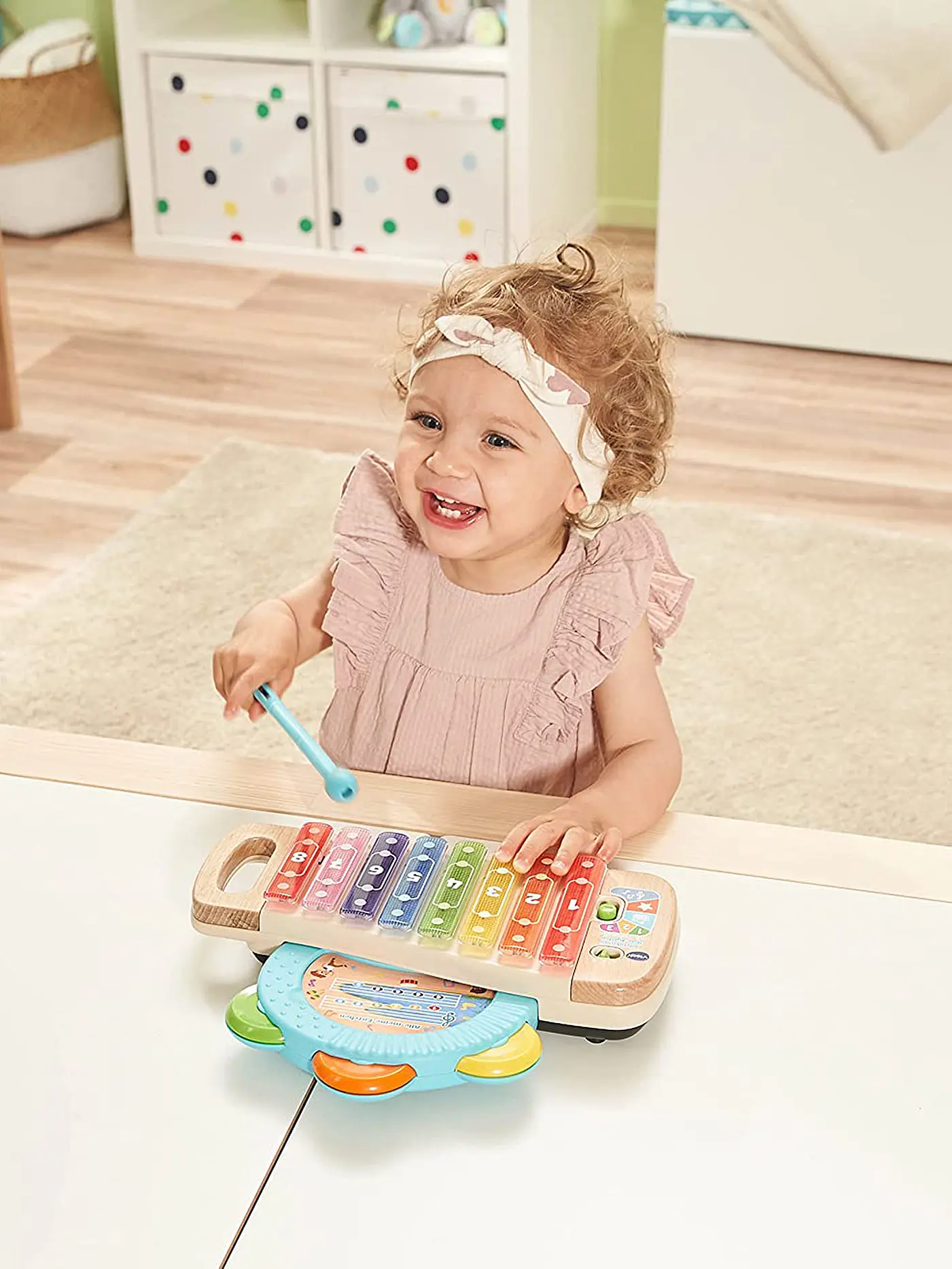 VTECH | Interaktives Holz-Xylofon mit Tamburin | keine Farbe