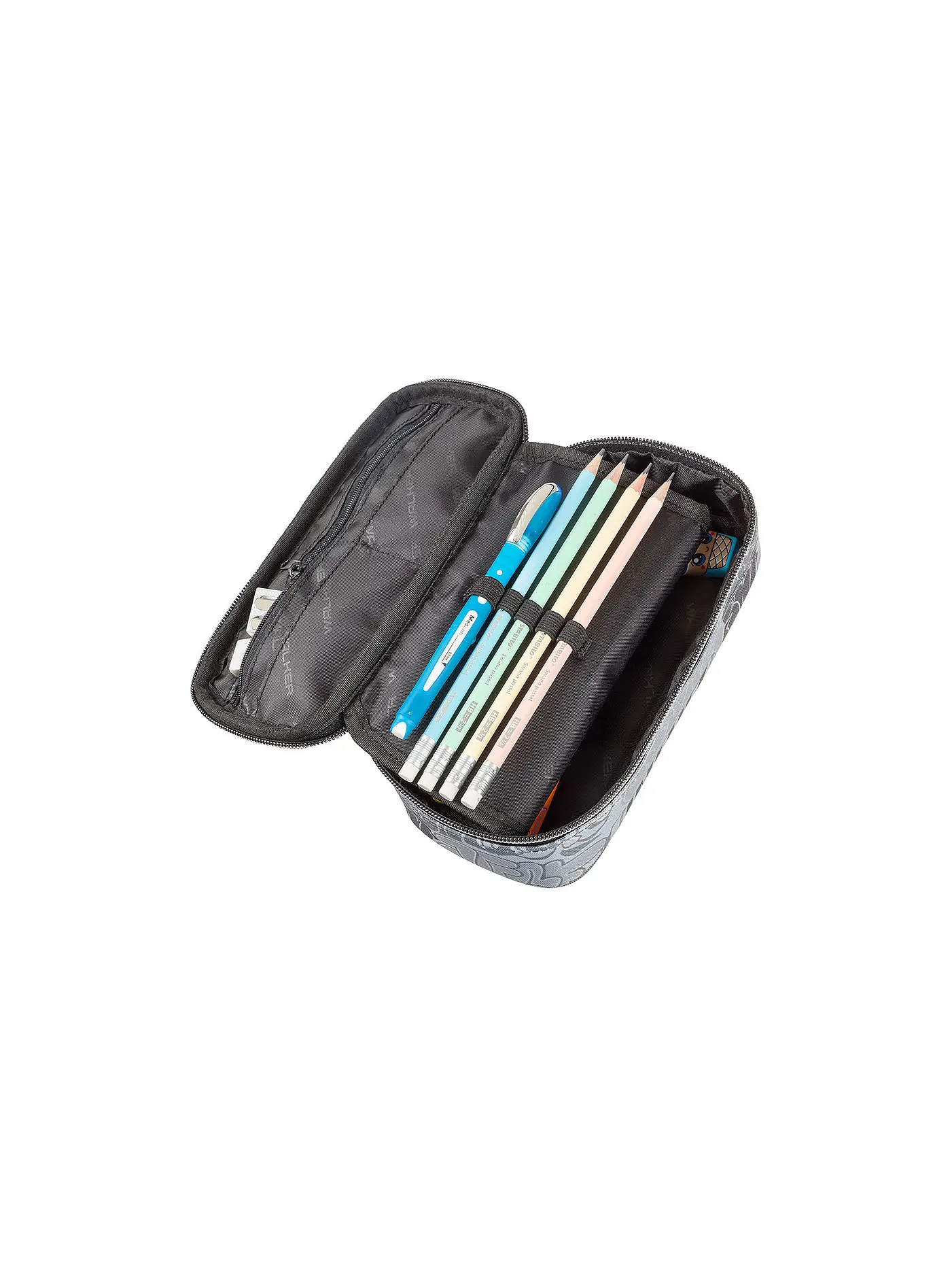WALKER | Schlamperbox - Federpenal  | grau