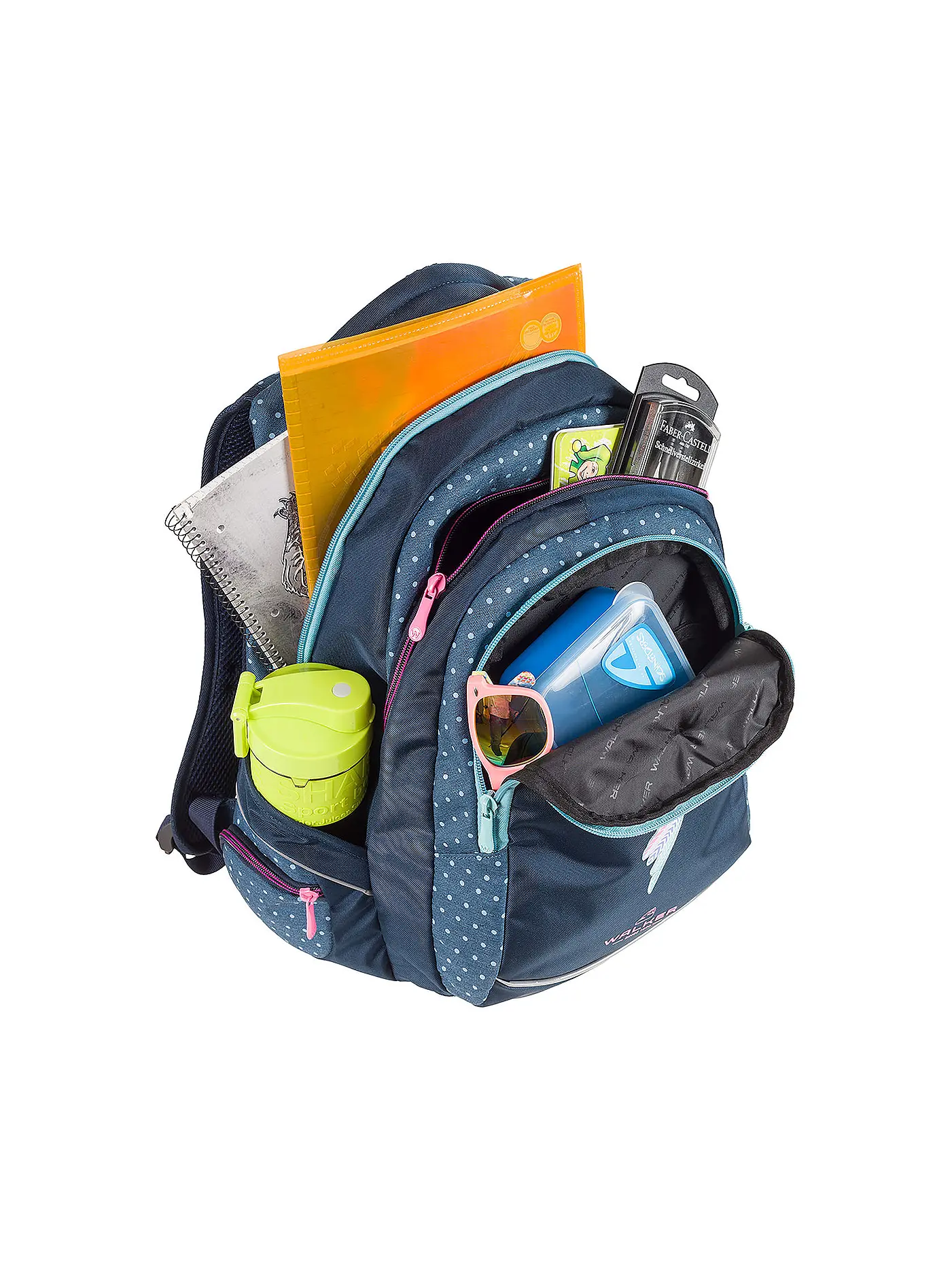 WALKER | Schulrucksack Fame Magic Colibri Petrol | petrol