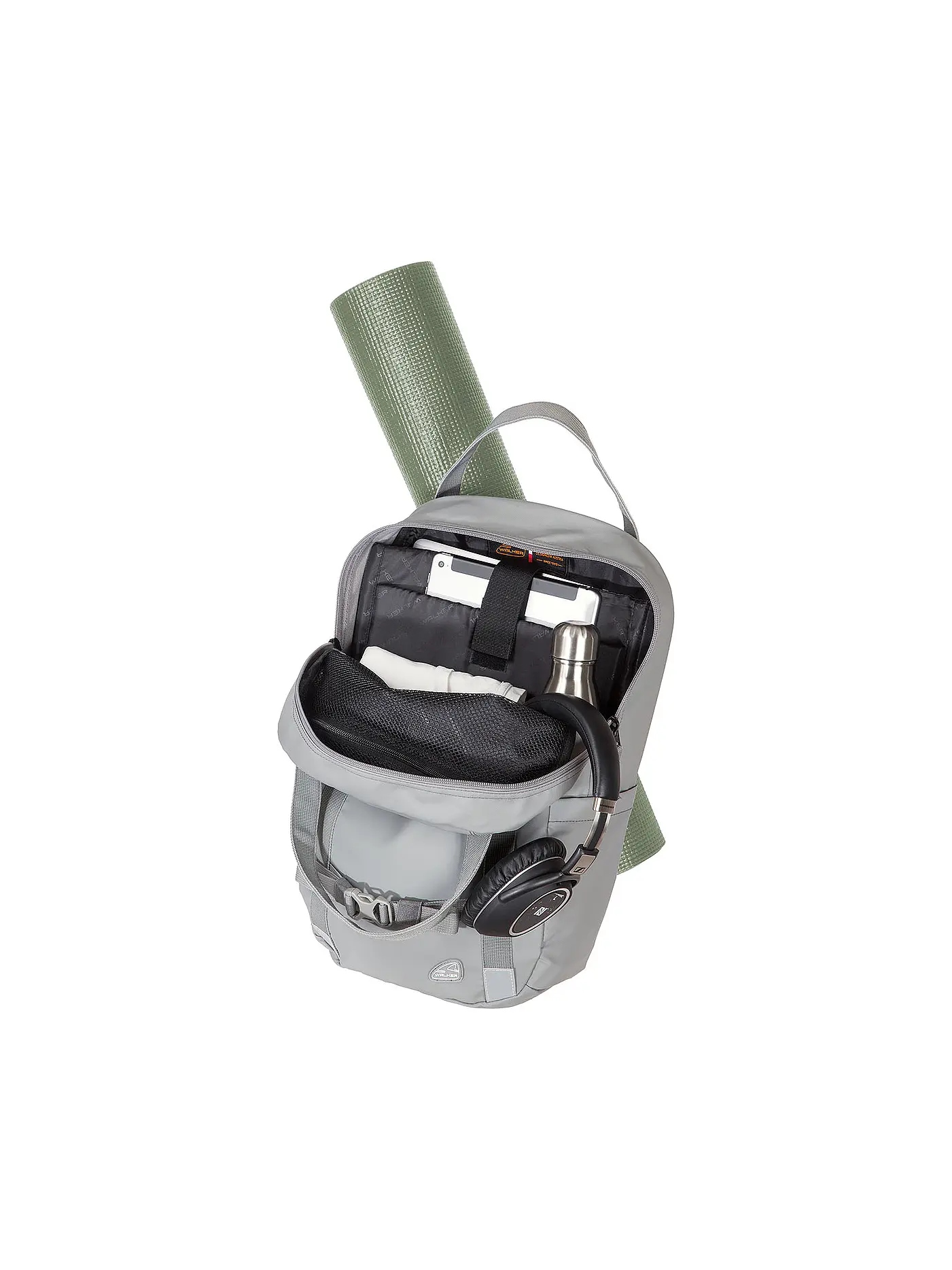 WALKER | Sense Yoga-Rucksack Grey Coated | grau