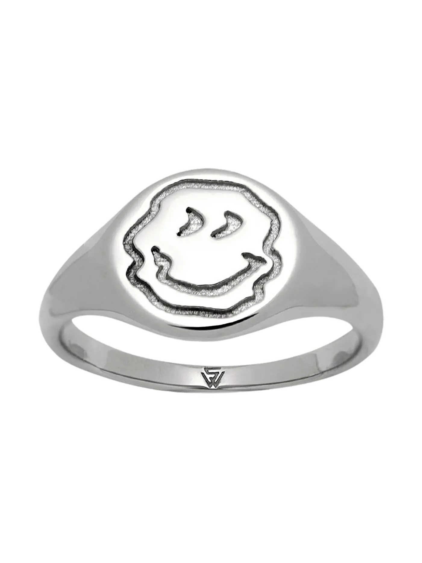 WARPEDSENSE | Ring WARPED® SMILEY | silber