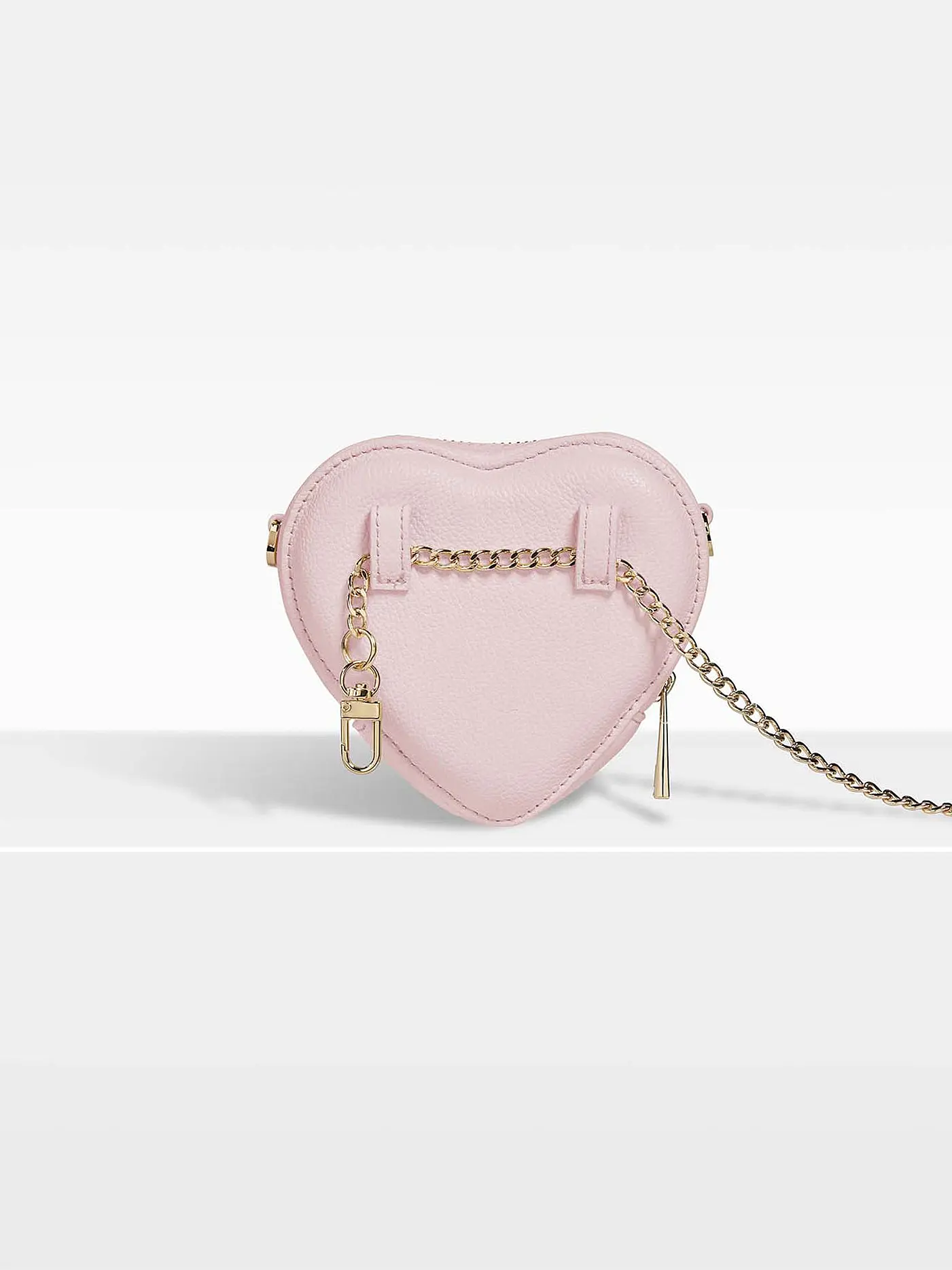 WEAT | Ledertasche - Umhängetasche Mini Heart | rosa