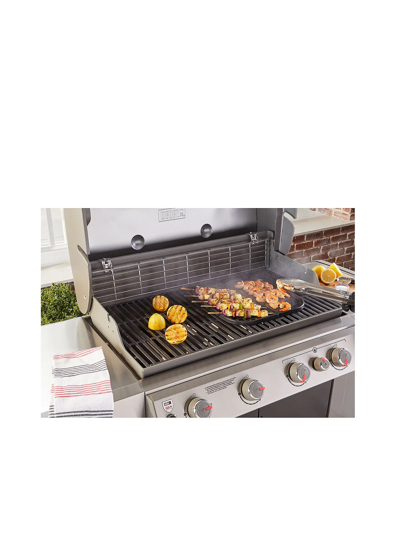 WEBER GRILL | 2 in 1 Sear Grate & Grillplatte 8858 | schwarz