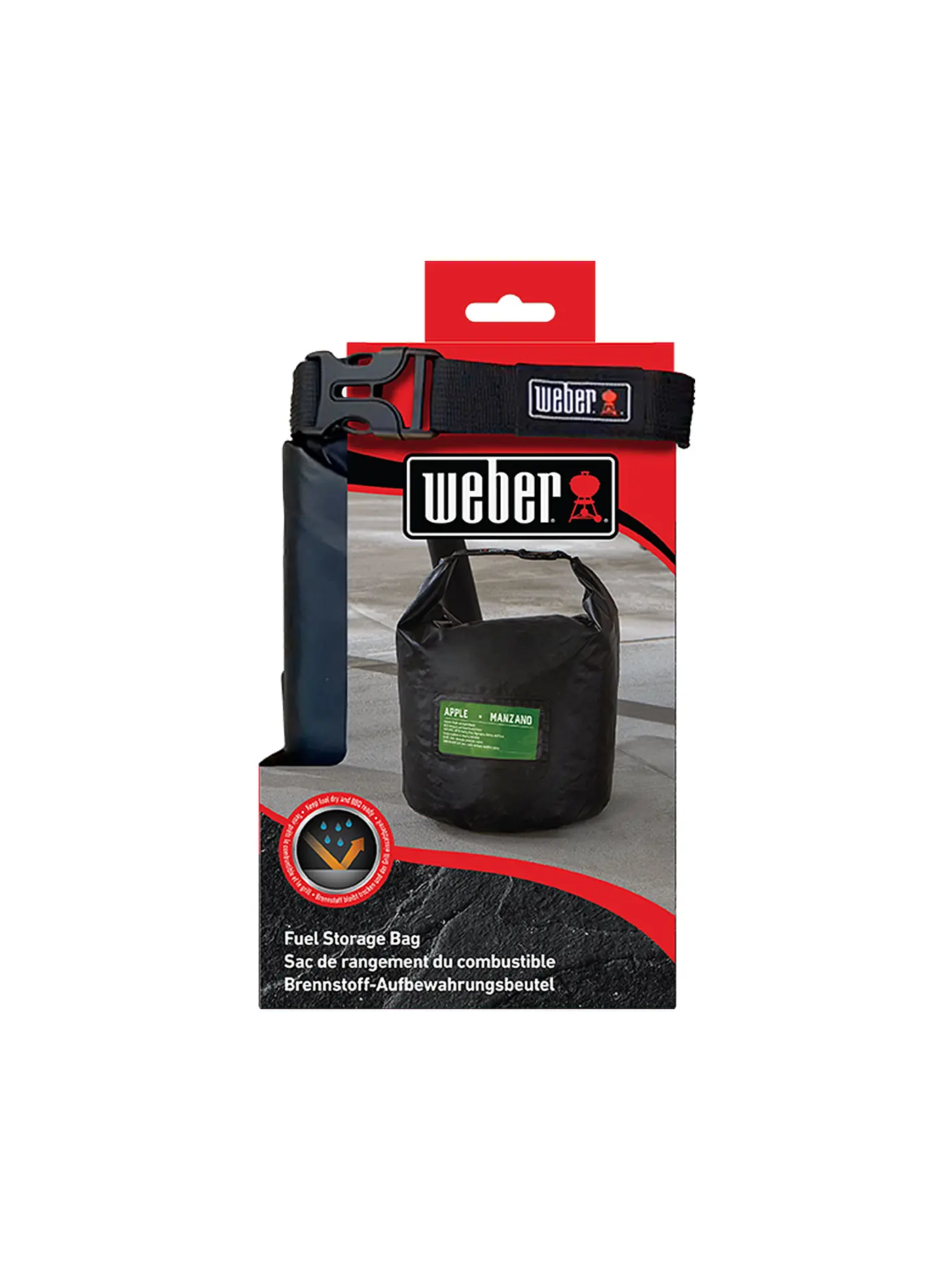 WEBER GRILL | Brennstoff Aufbewahrungsbeutel  7007 | schwarz
