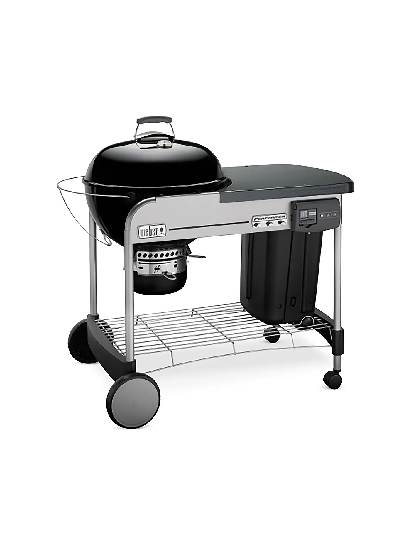 WEBER GRILL | Performer Deluxe GBS – Holzkohlegrill 57 cm | schwarz