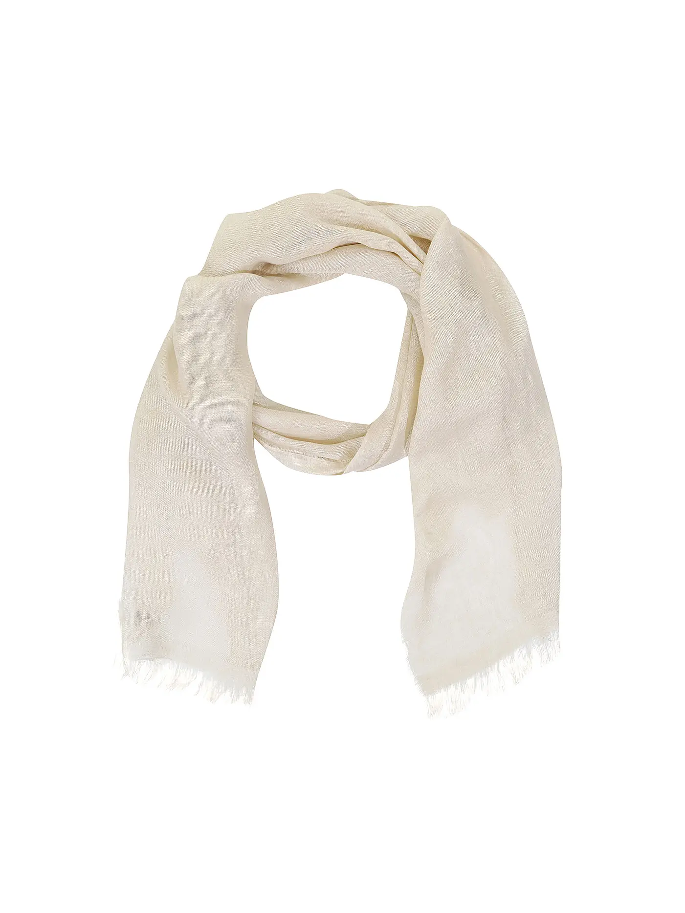 WEEKEND MAX MARA | Leinenschal Sion | creme