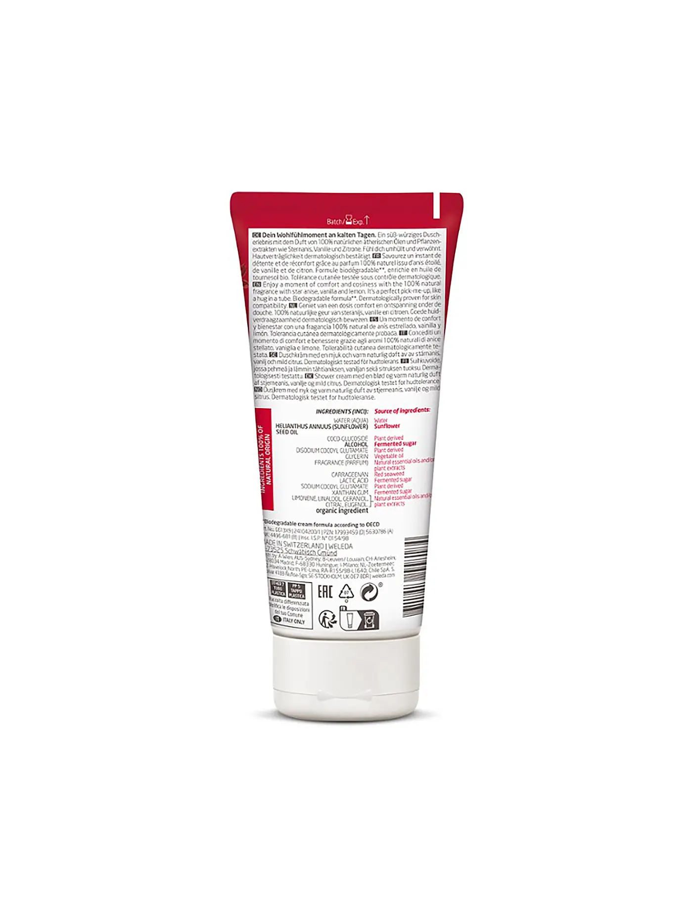 WELEDA | Aroma Shower Comfort 200ml | keine Farbe