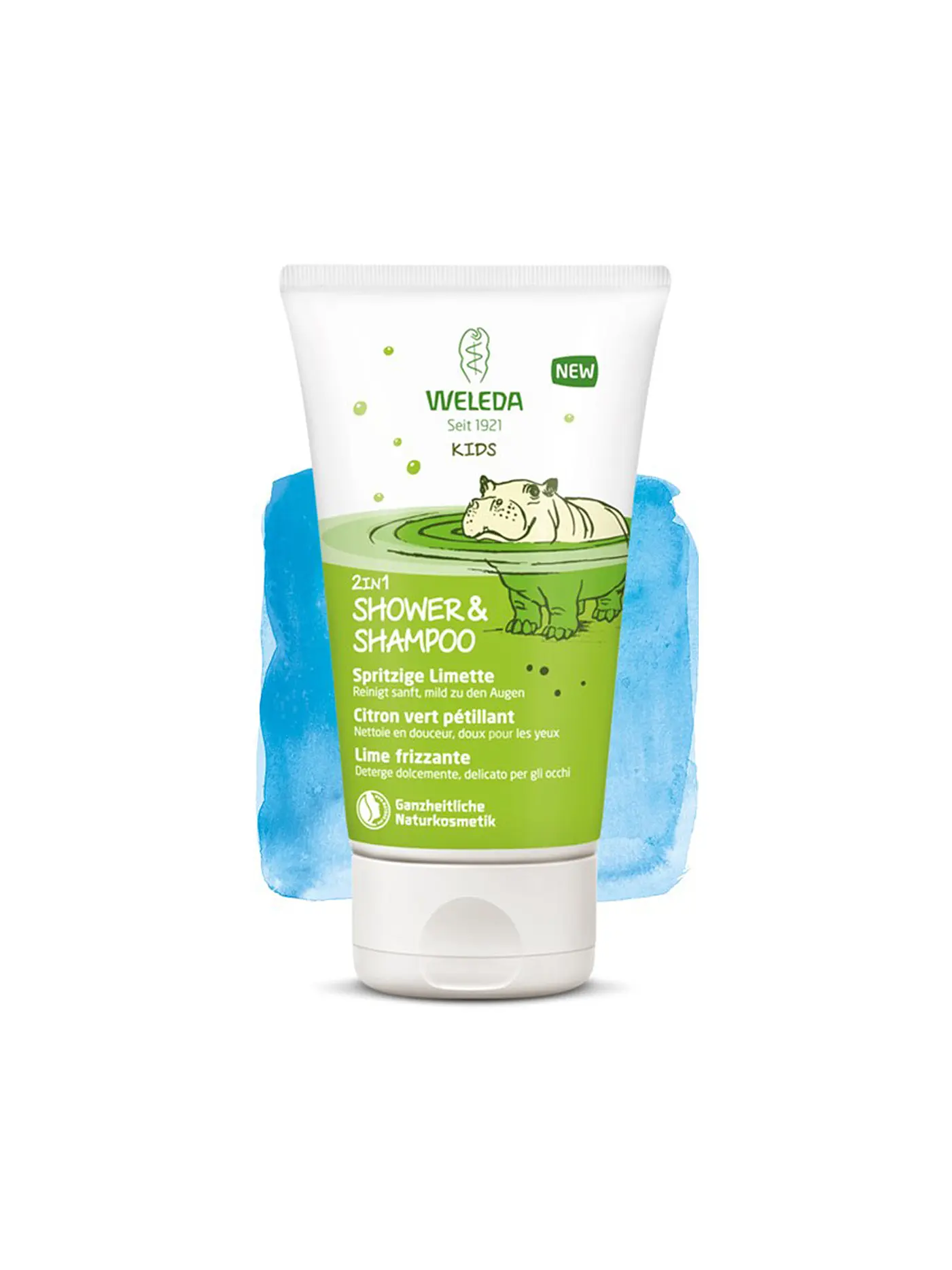 WELEDA | Kids 2in1 Shower & Shampoo "Spritzige Limette" 150ml | keine Farbe
