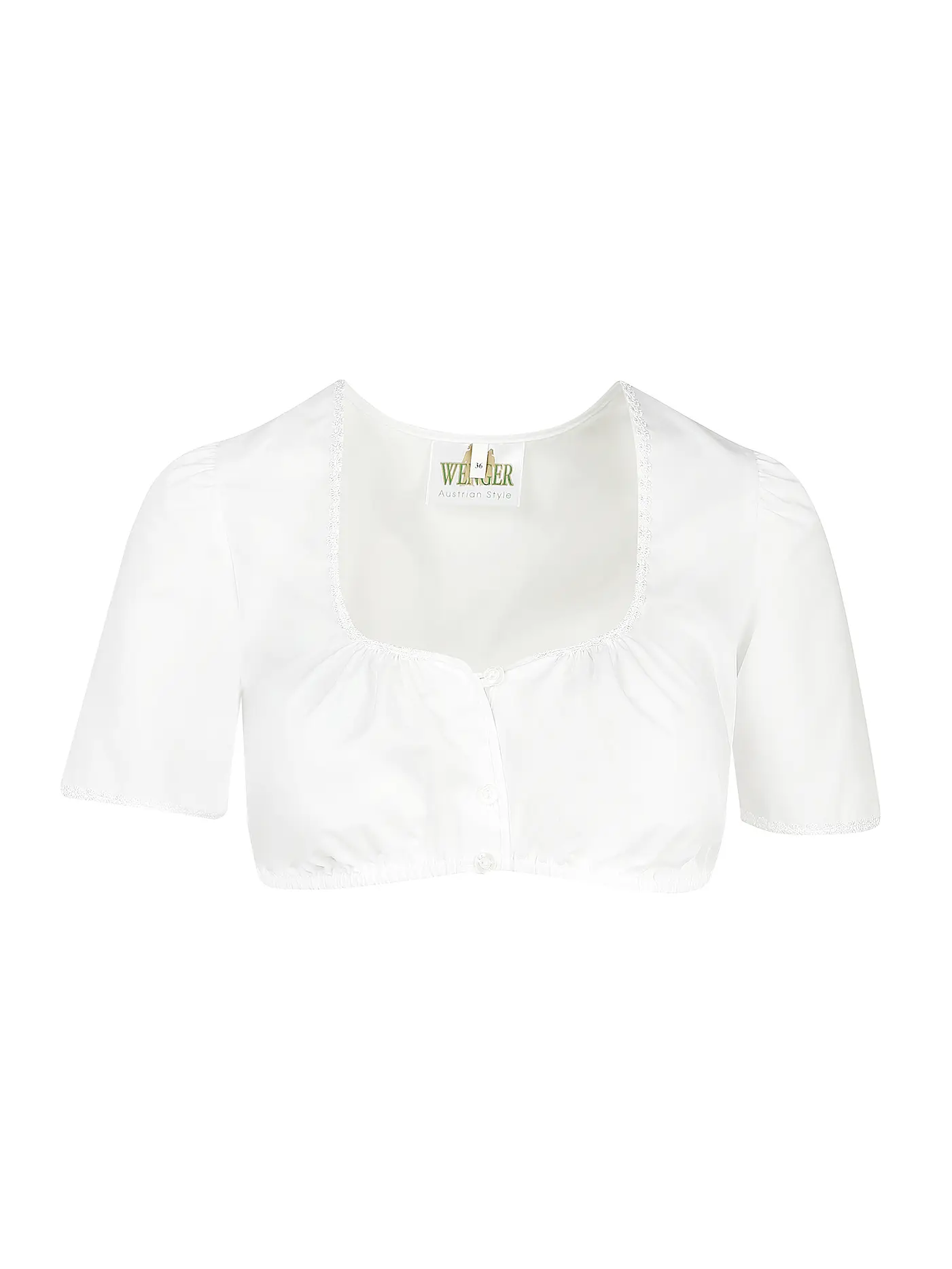 WENGER | Dirndlbluse "Huberta" | weiss