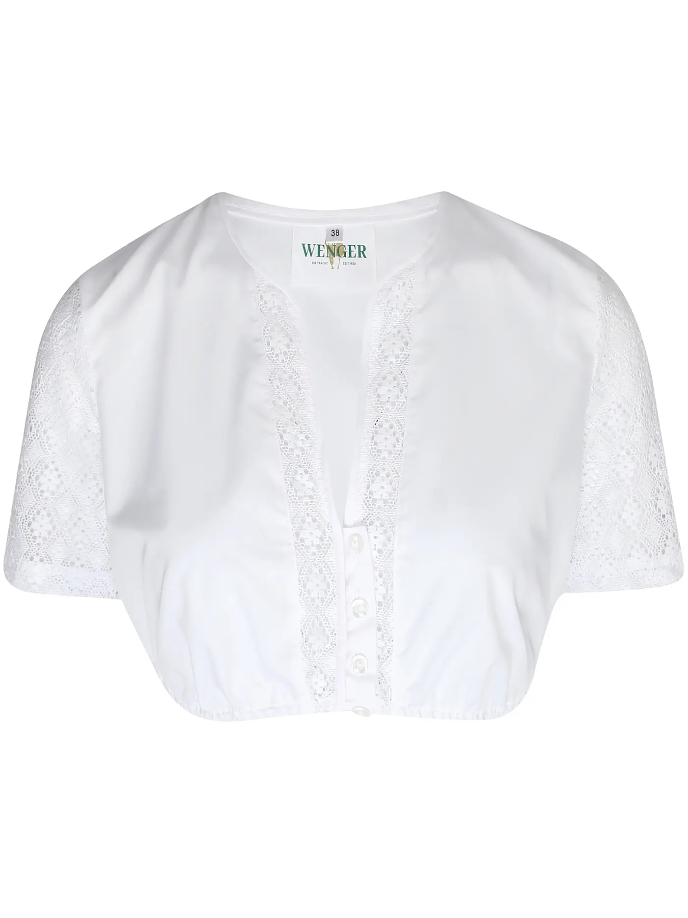 WENGER | Dirndlbluse AMELIE  | weiss