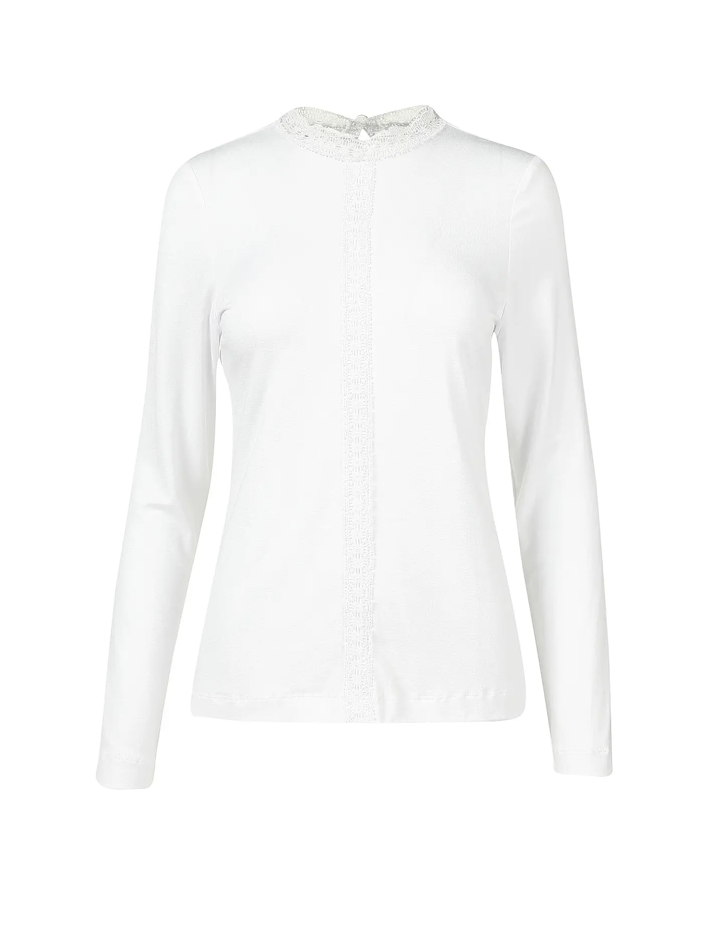 WENGER | Langarmshirt Almsee | weiss