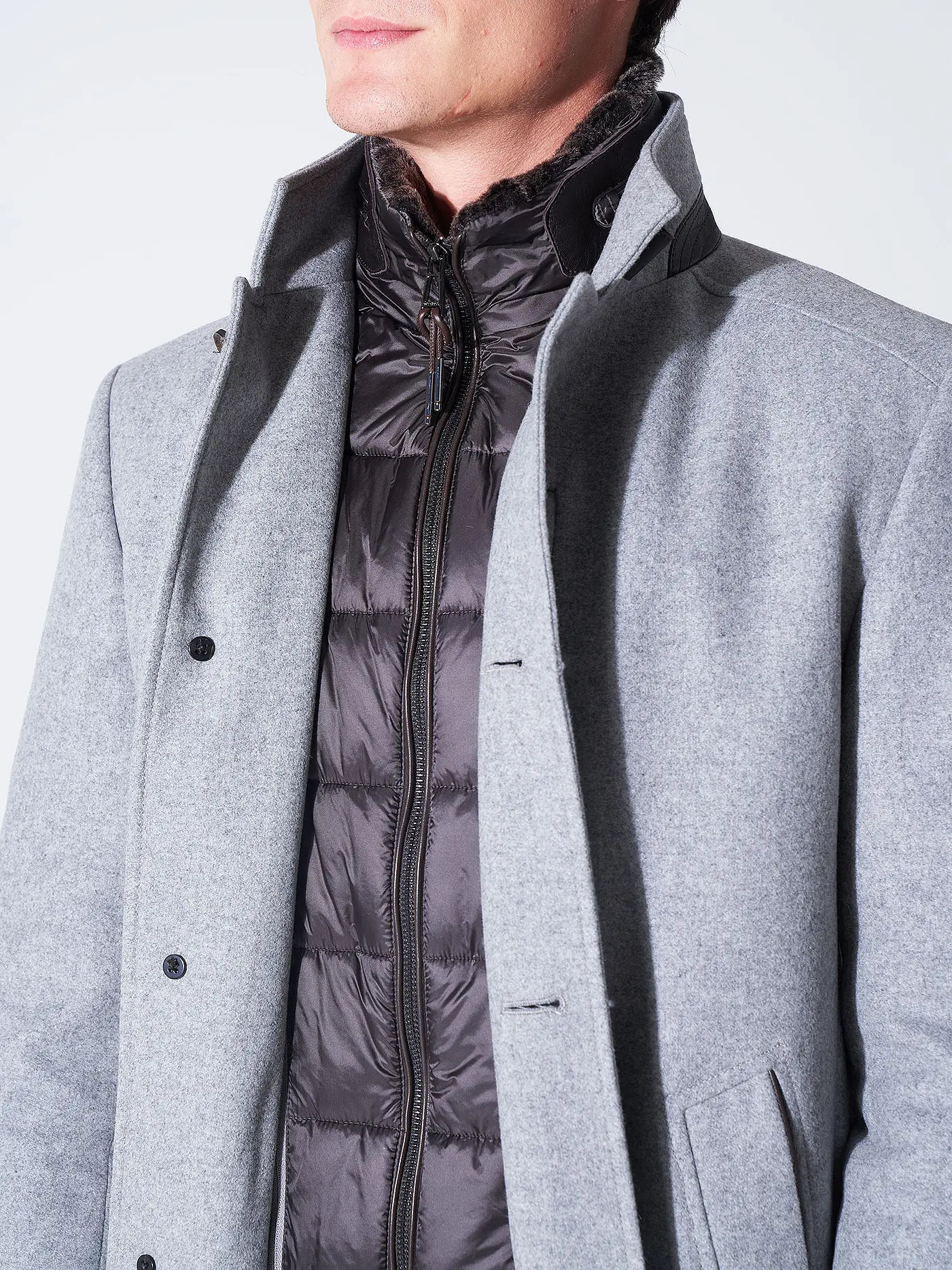 WINDSOR | Mantel RIVANO | grau
