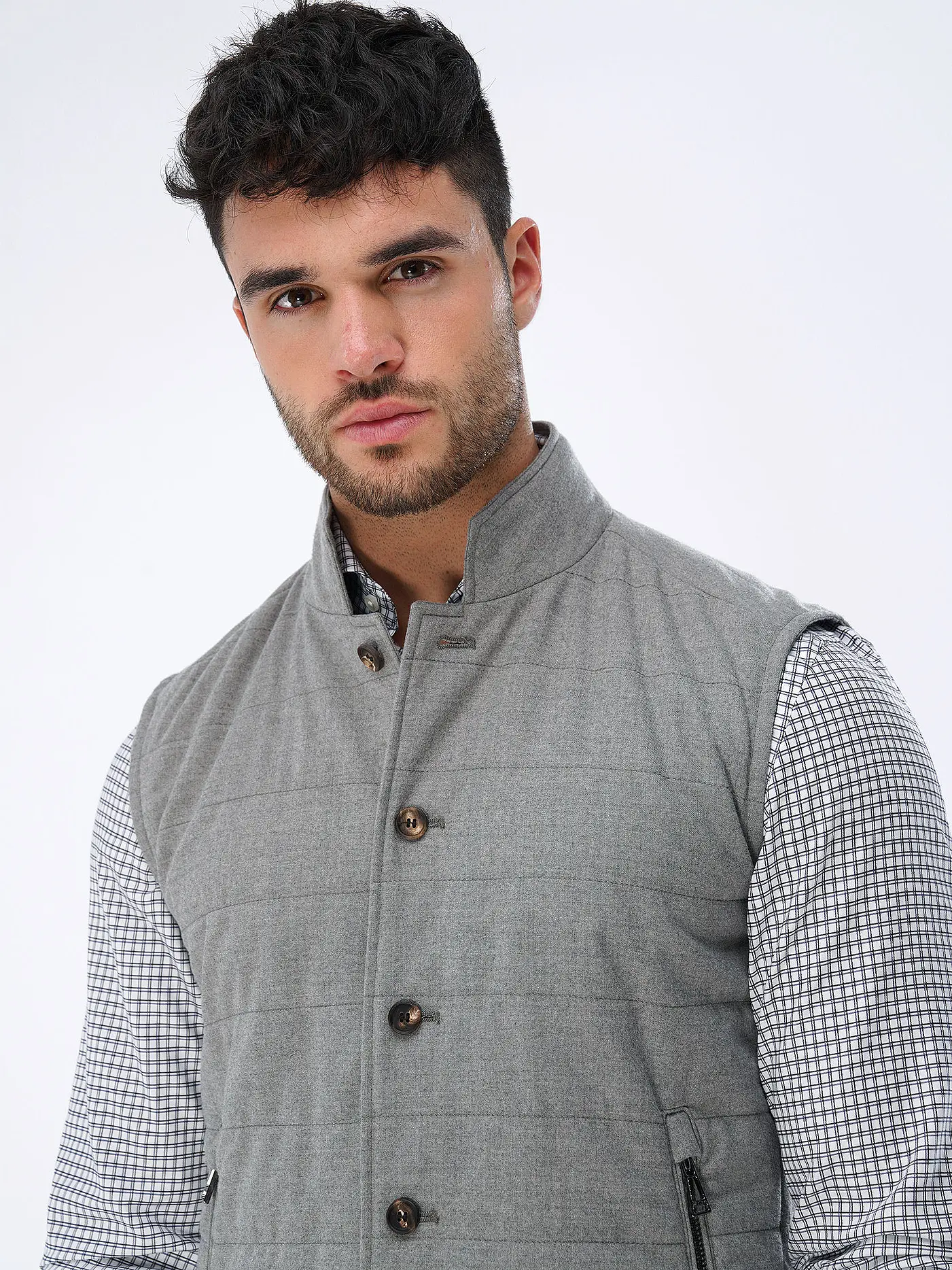 WINDSOR | Steppgilet EMILIANO | grau