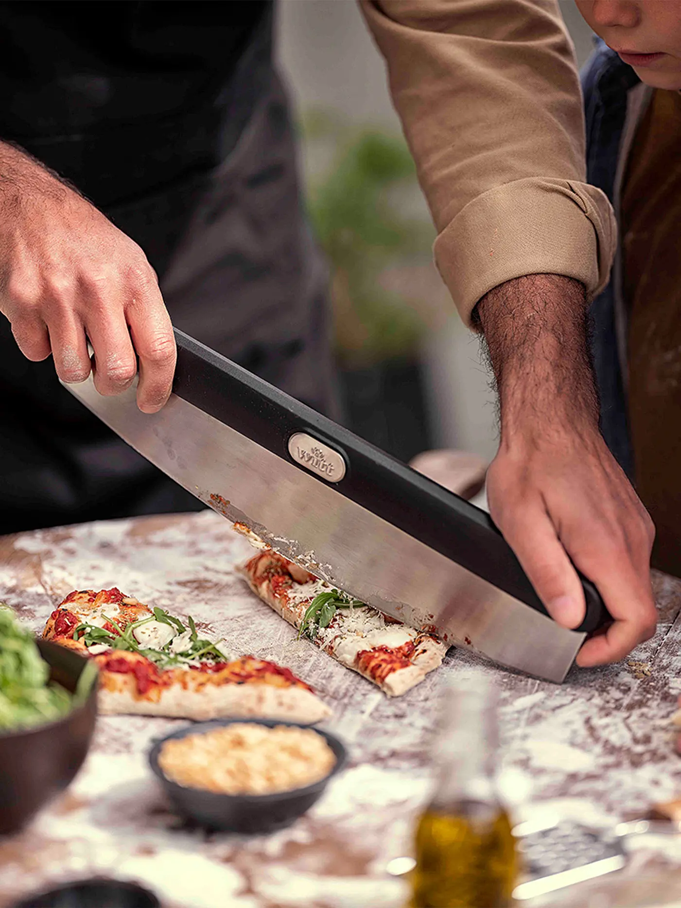 WITT | Pizza Cutter Rocker Blade 380mm | silber