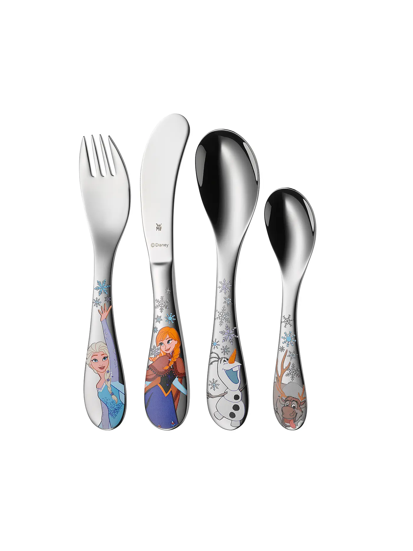 WMF | Kinder Besteck 4-teilig Frozen Cromargan / Bunt | silber