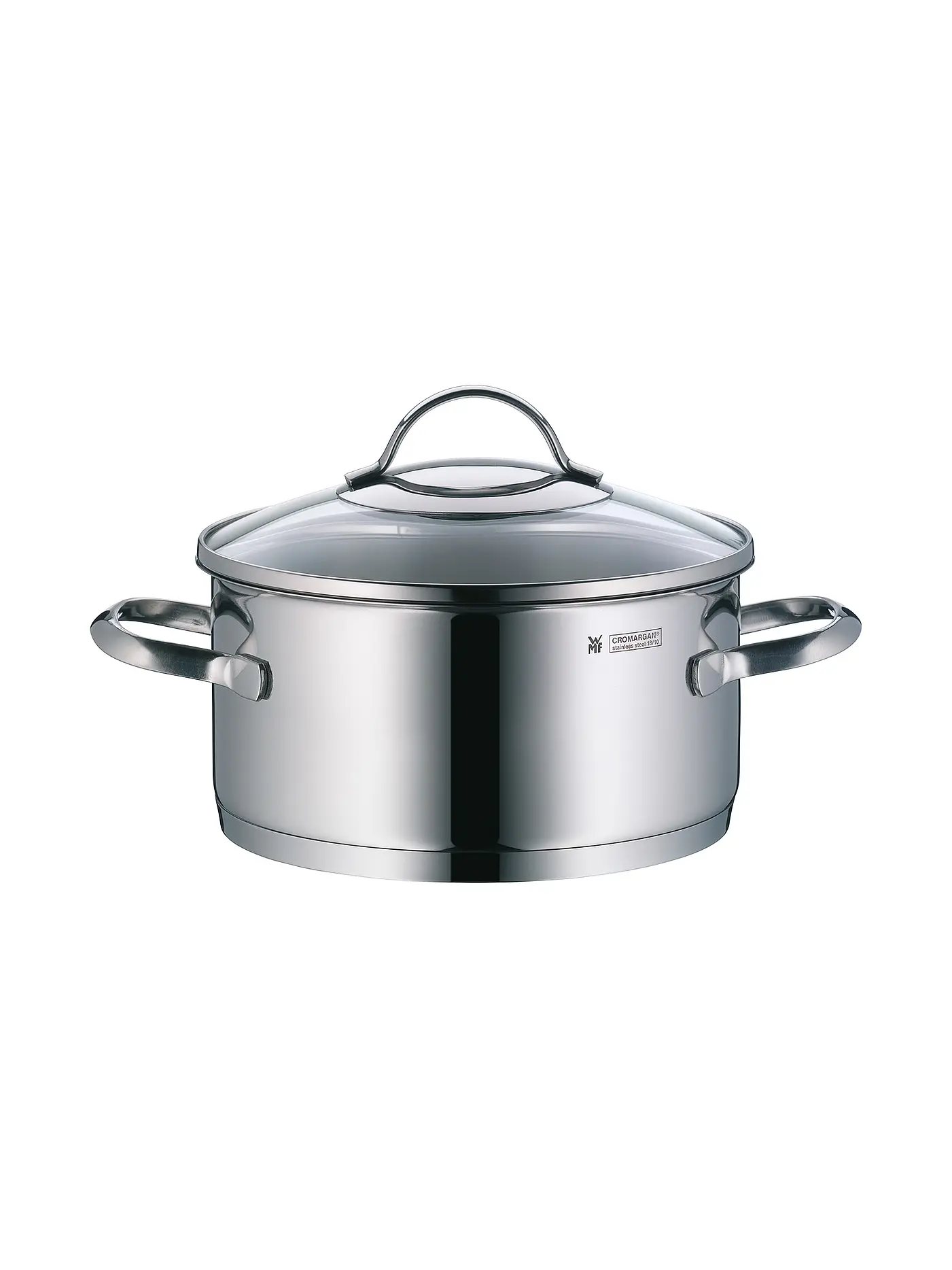 WMF | Provence Plus Bratentopf mit Deckel 16 cm | silber