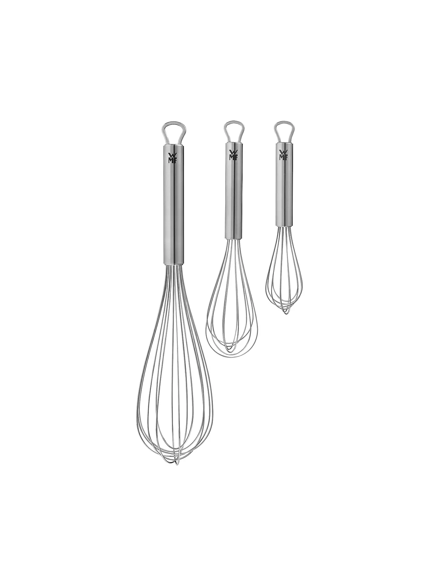 WMF | Schneebesen Set 3-tlg Profi Plus Cromargan | silber