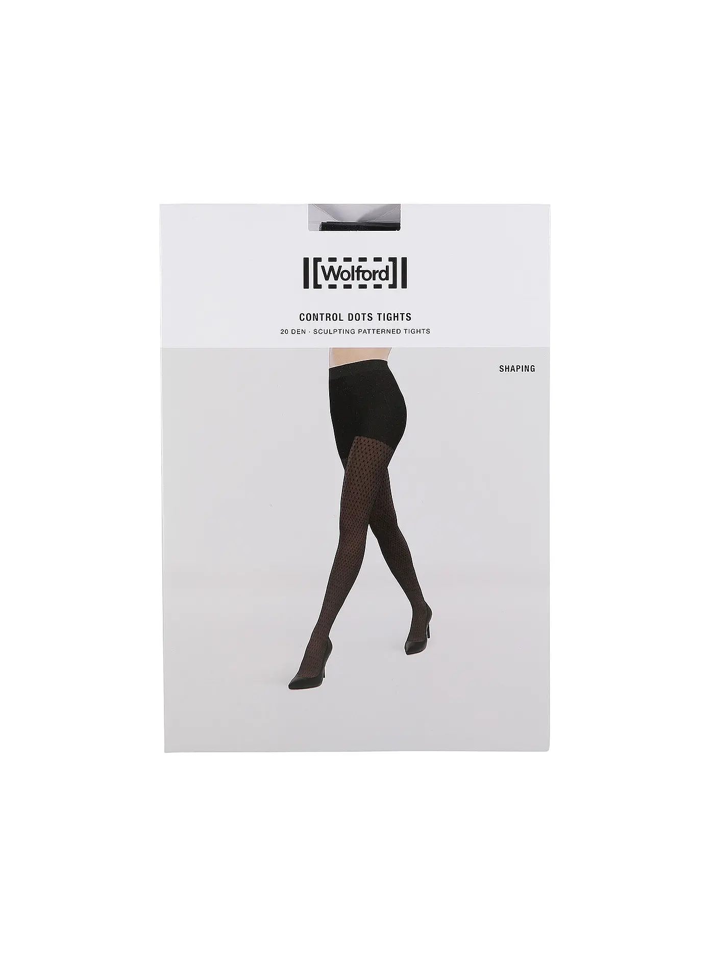 WOLFORD | Funktionsstrumpfhose CONTROL DOTS 20 black | schwarz