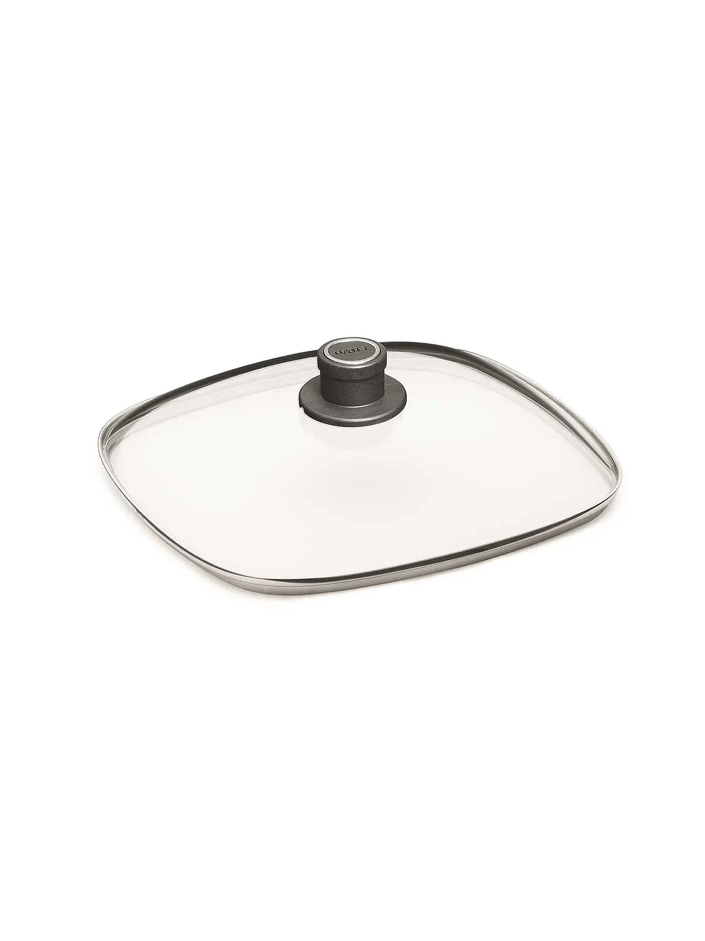 WOLL | Glasdeckel eckig 28x28cm | transparent