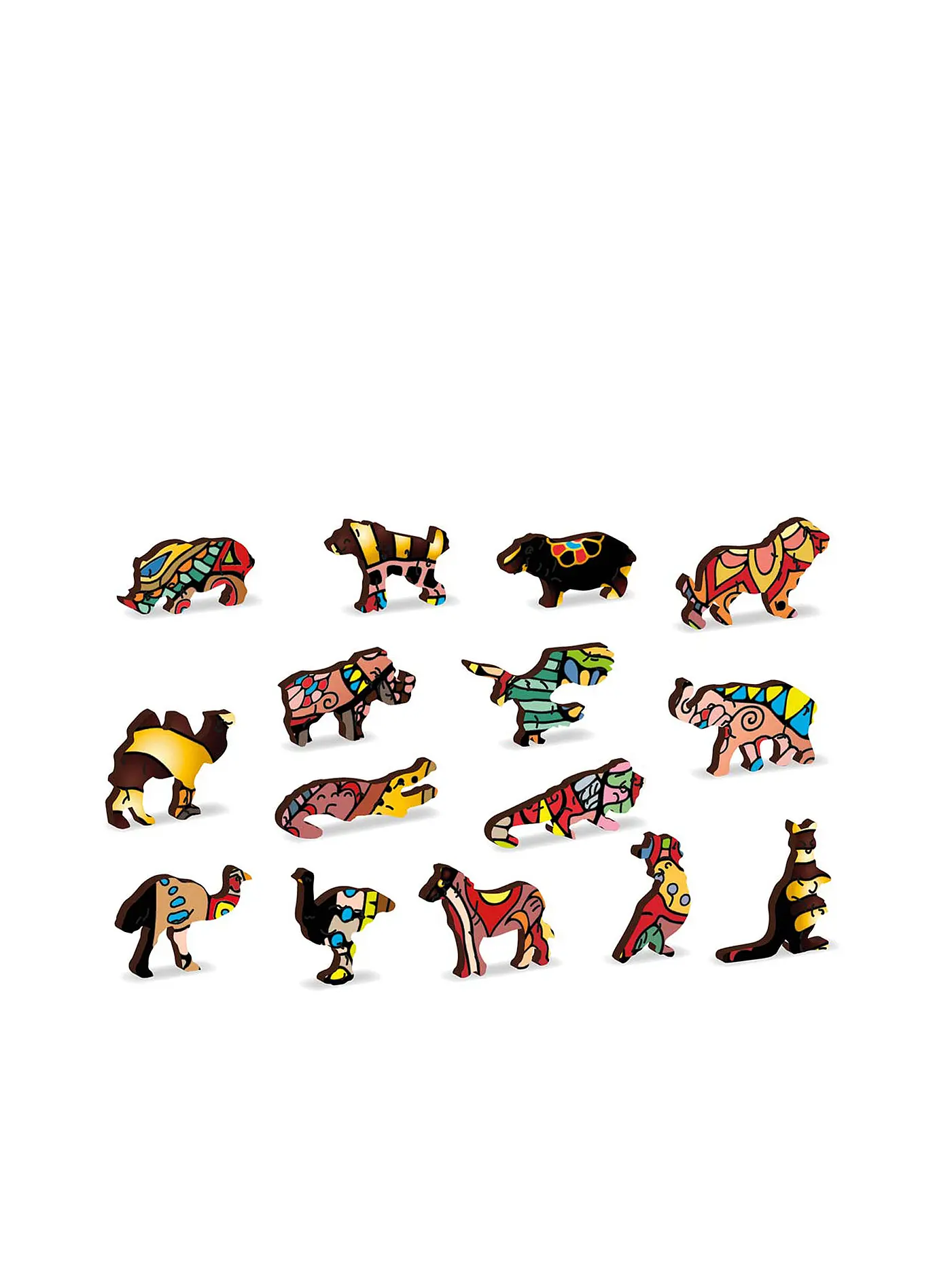WOODEN CITY | Puzzle - Magic Elephant 250 Teile | keine Farbe