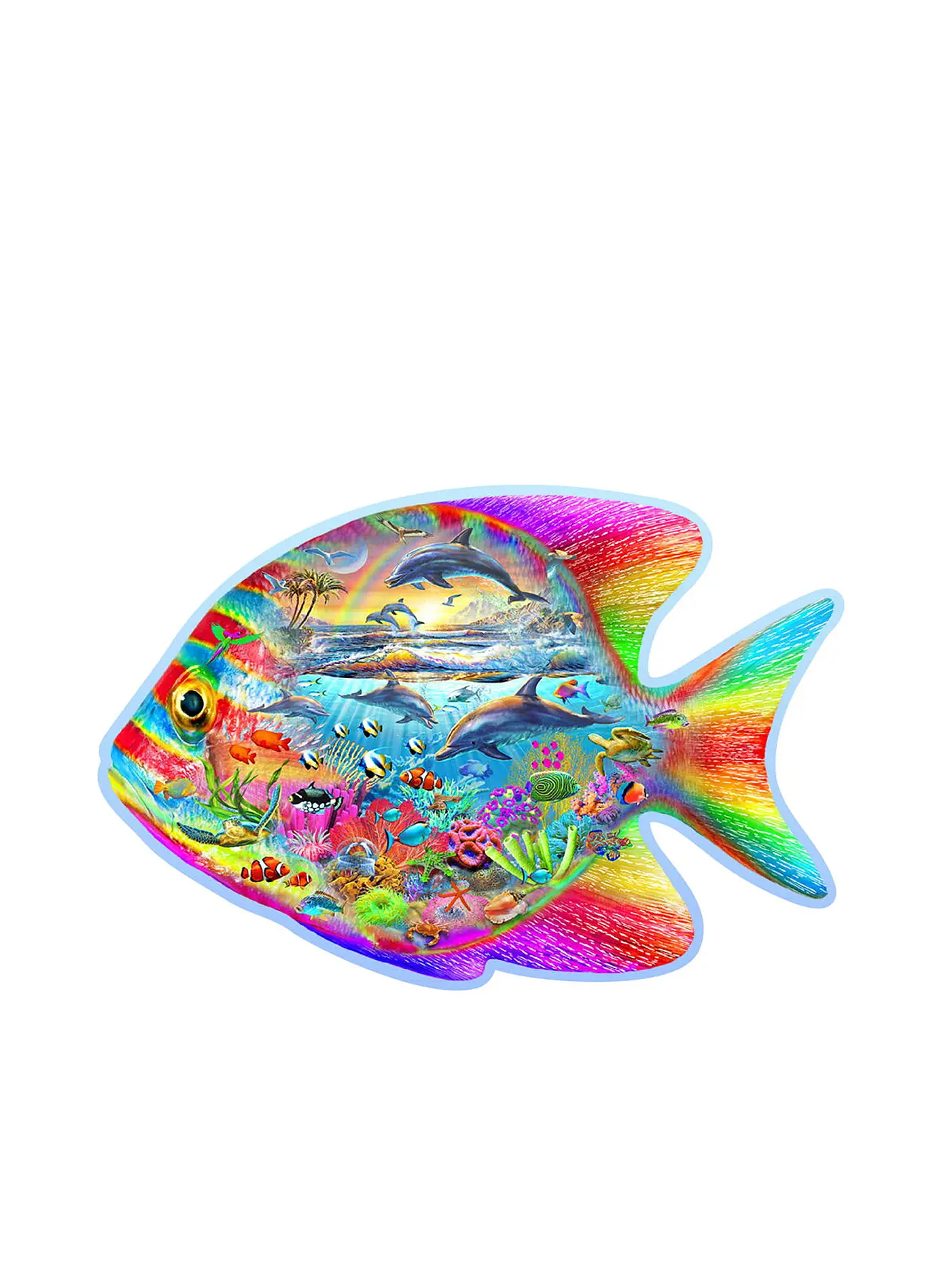 WOODEN CITY | Puzzle - Magic Fish 250 Teile | keine Farbe