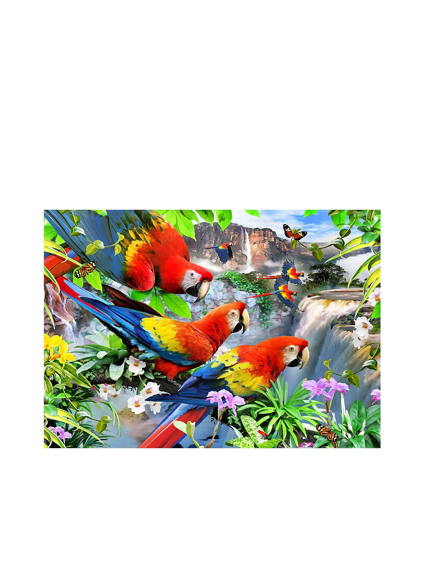 WOODEN CITY | Puzzle - Parrot Island – 505 Teile | keine Farbe