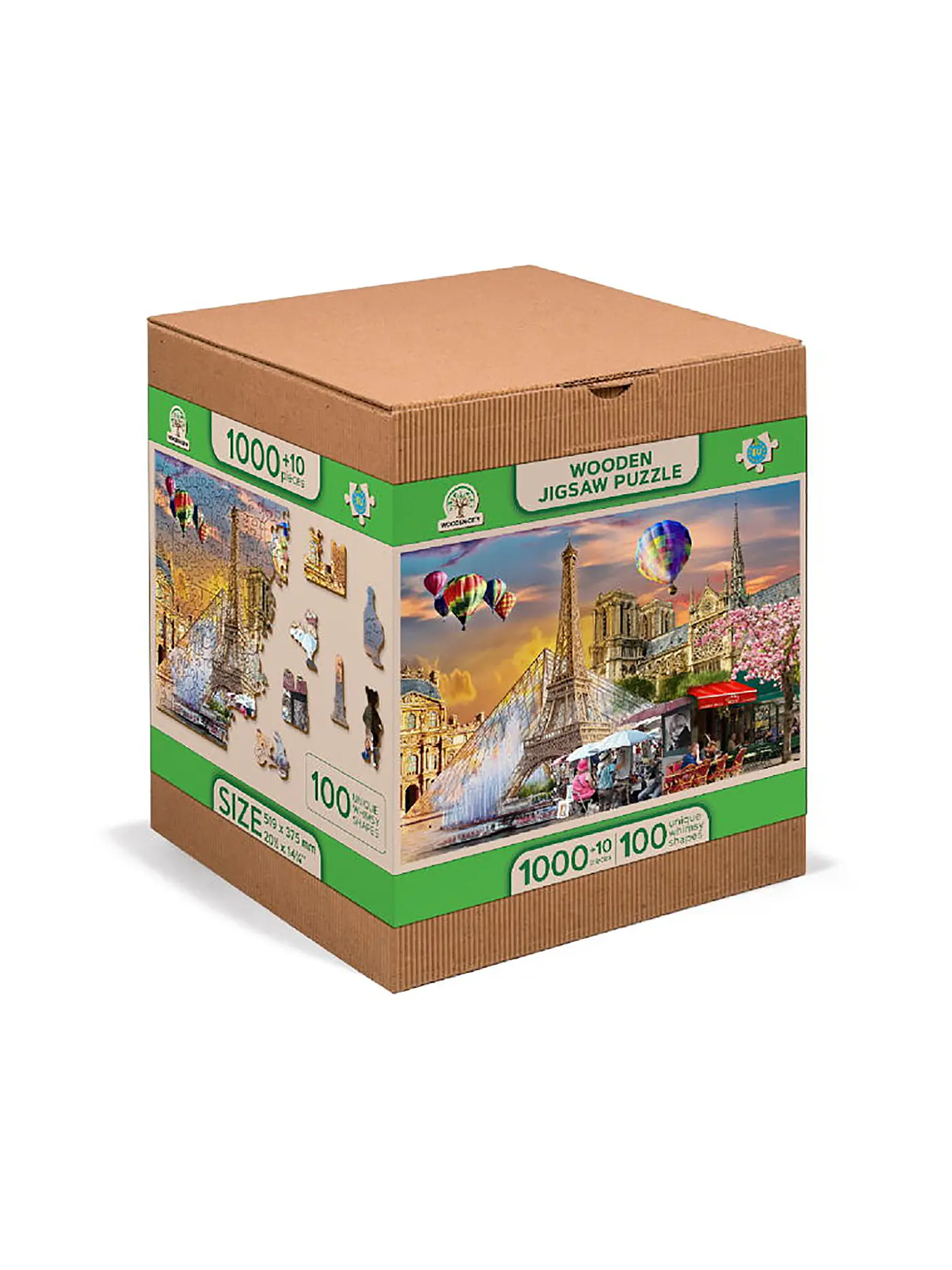 WOODEN CITY | Puzzle - Spring in Paris XL 1010 Teile | keine Farbe
