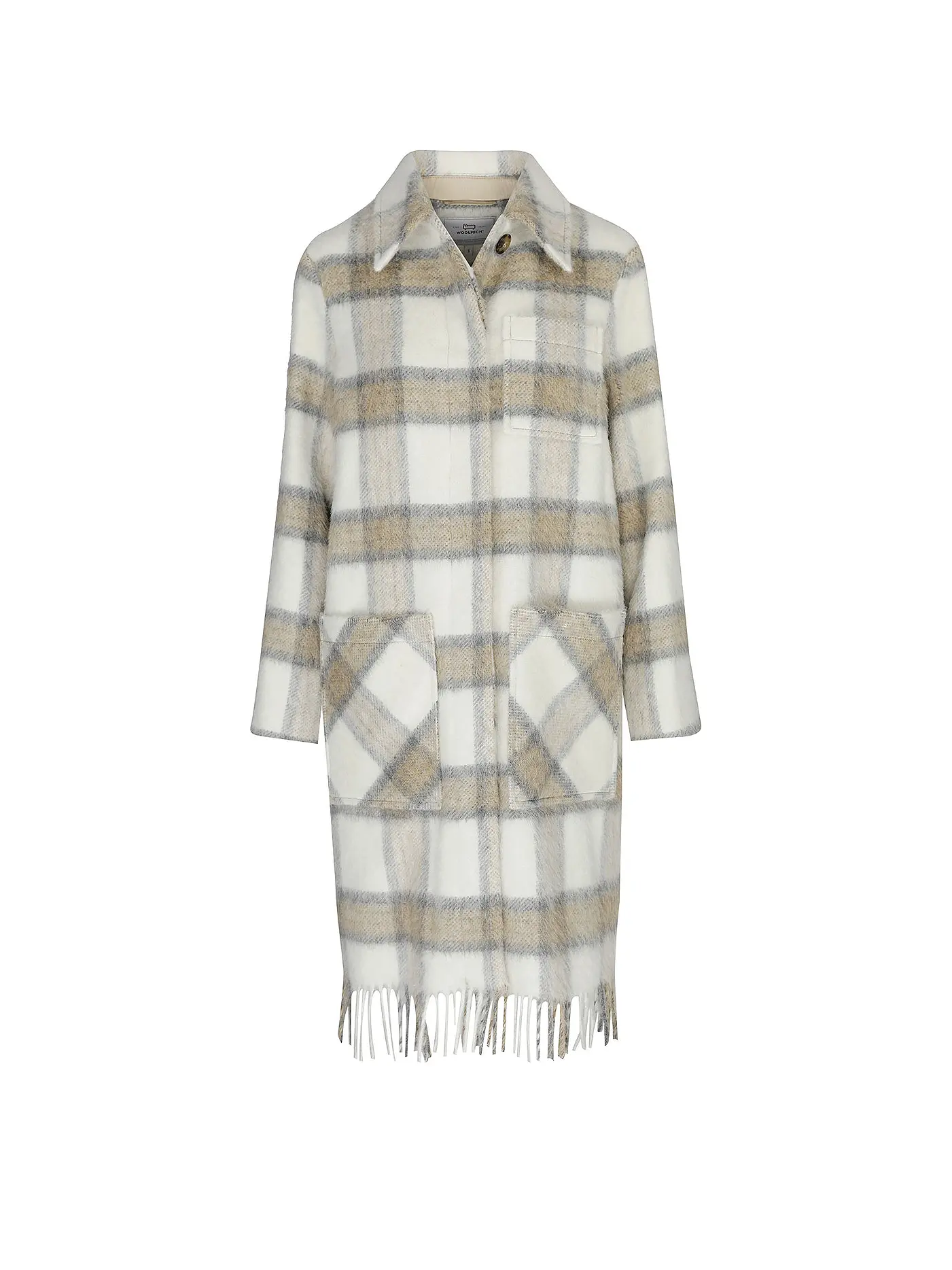 WOOLRICH | Wollmantel | creme