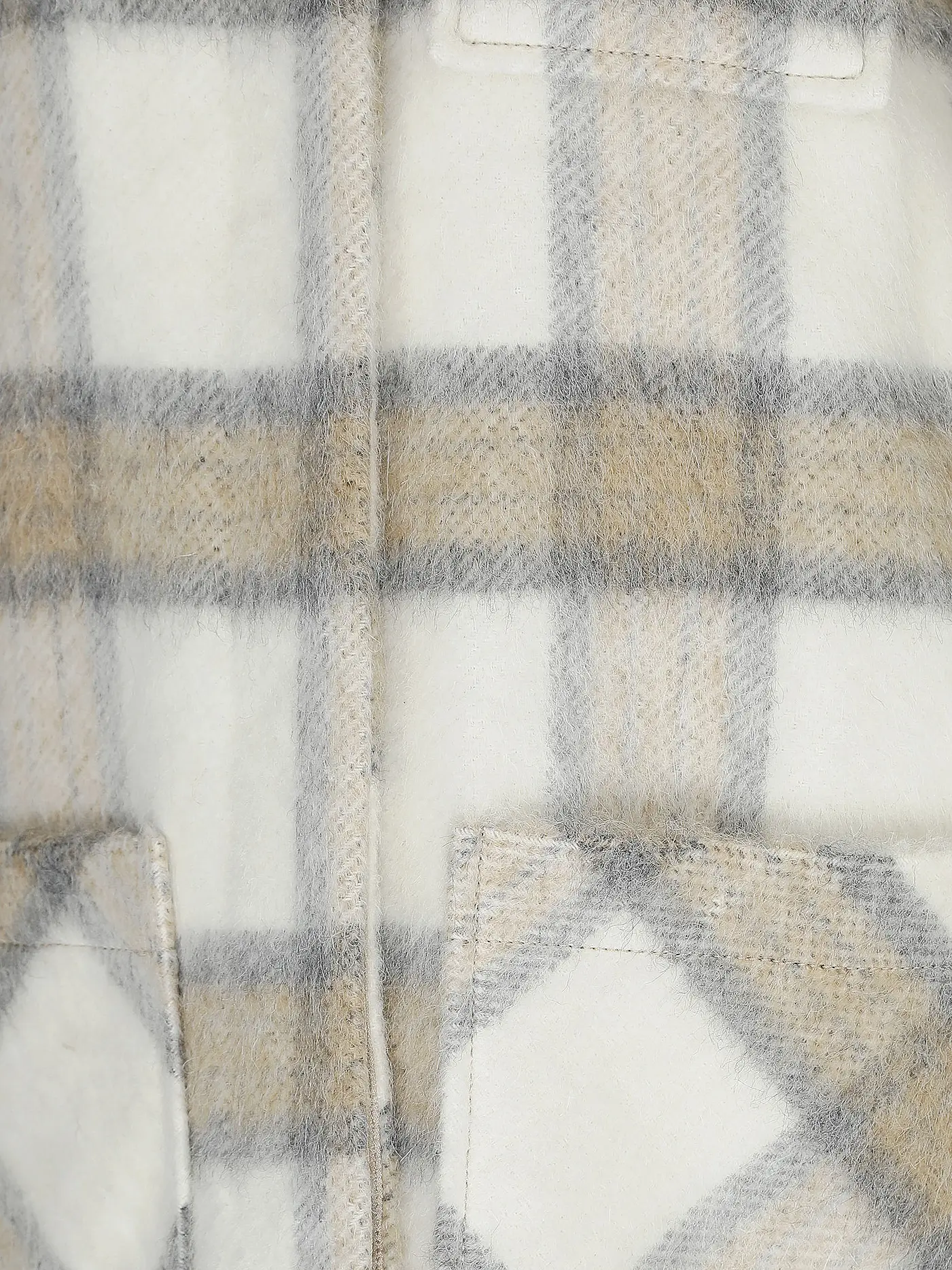 WOOLRICH | Wollmantel | creme