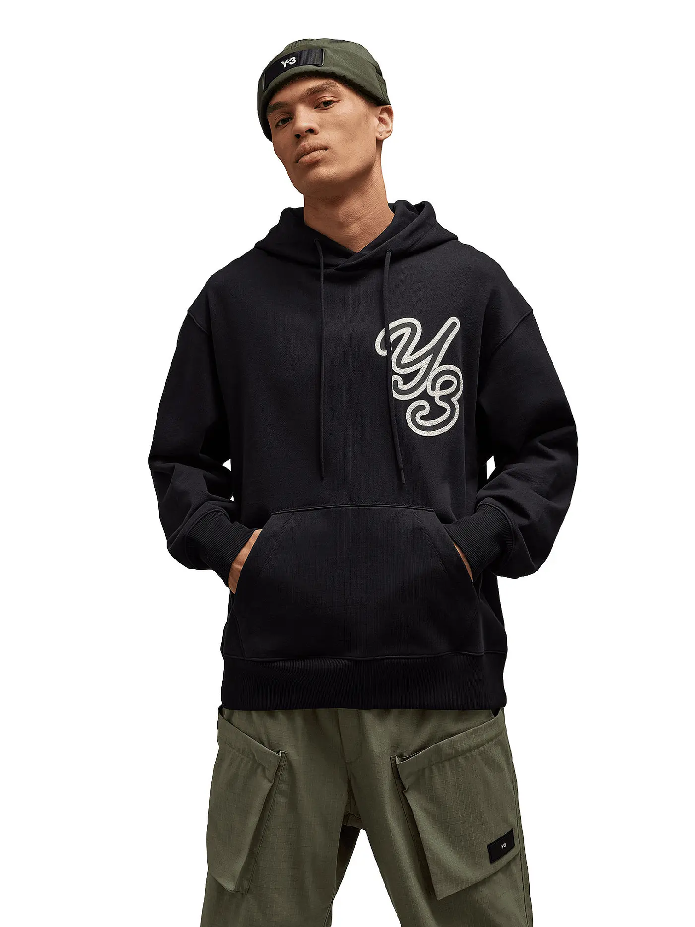 Y-3 | Kapuzensweater - Hoodie  | schwarz