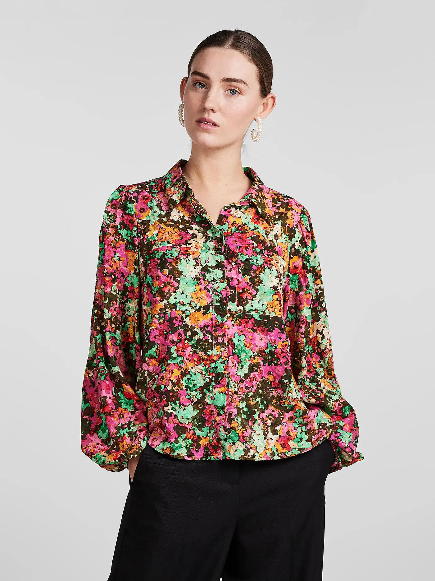 YAS | Bluse YASMING | rosa