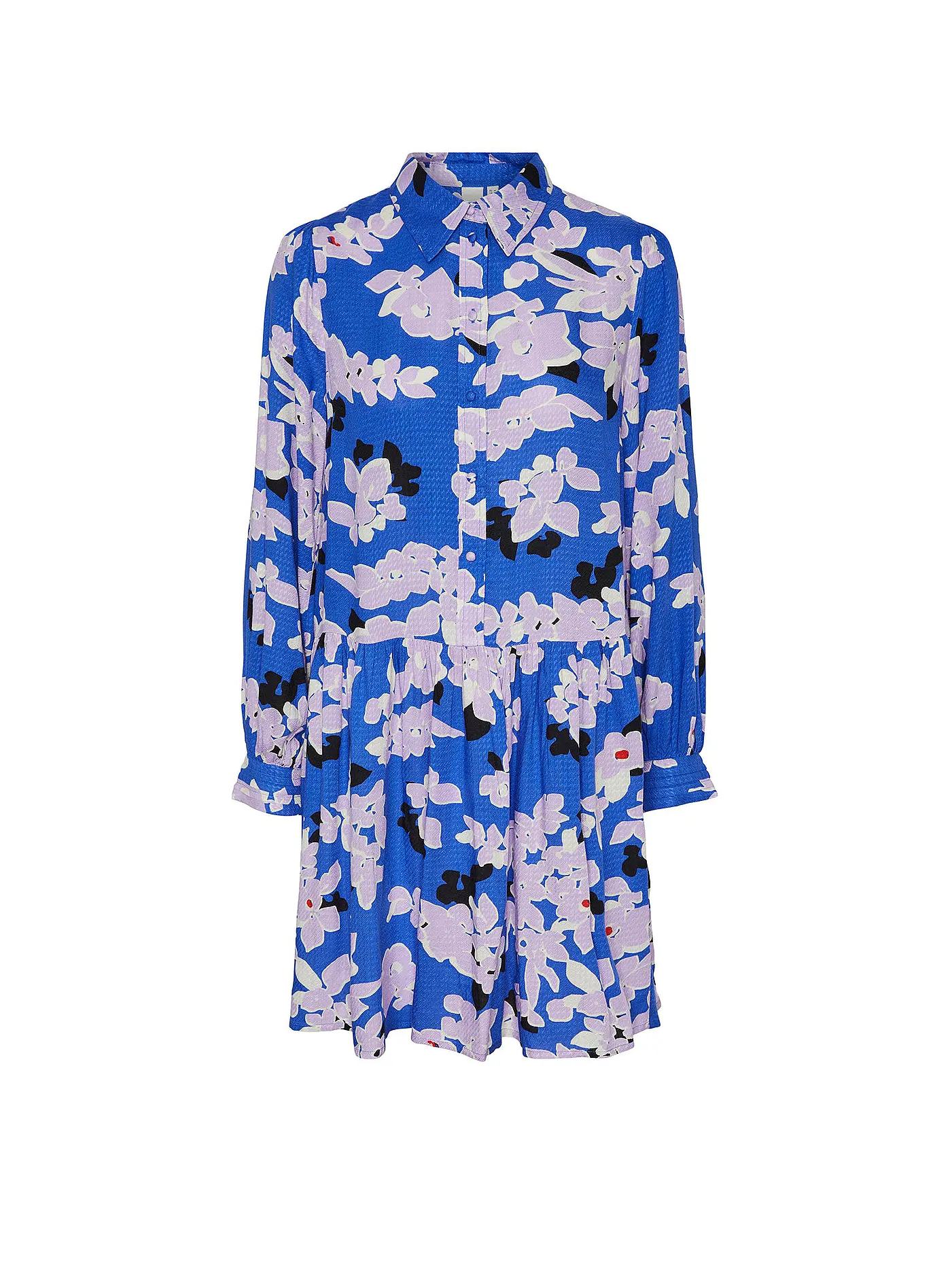 YAS | Hemdblusenkleid YASDALA  | blau