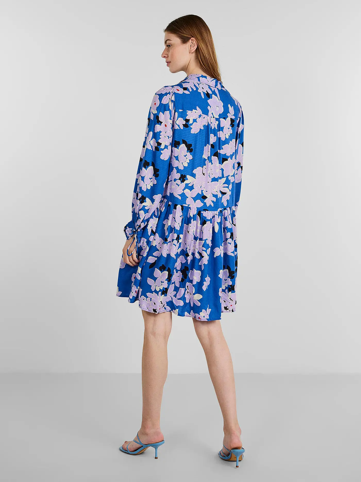 YAS | Hemdblusenkleid YASDALA  | blau