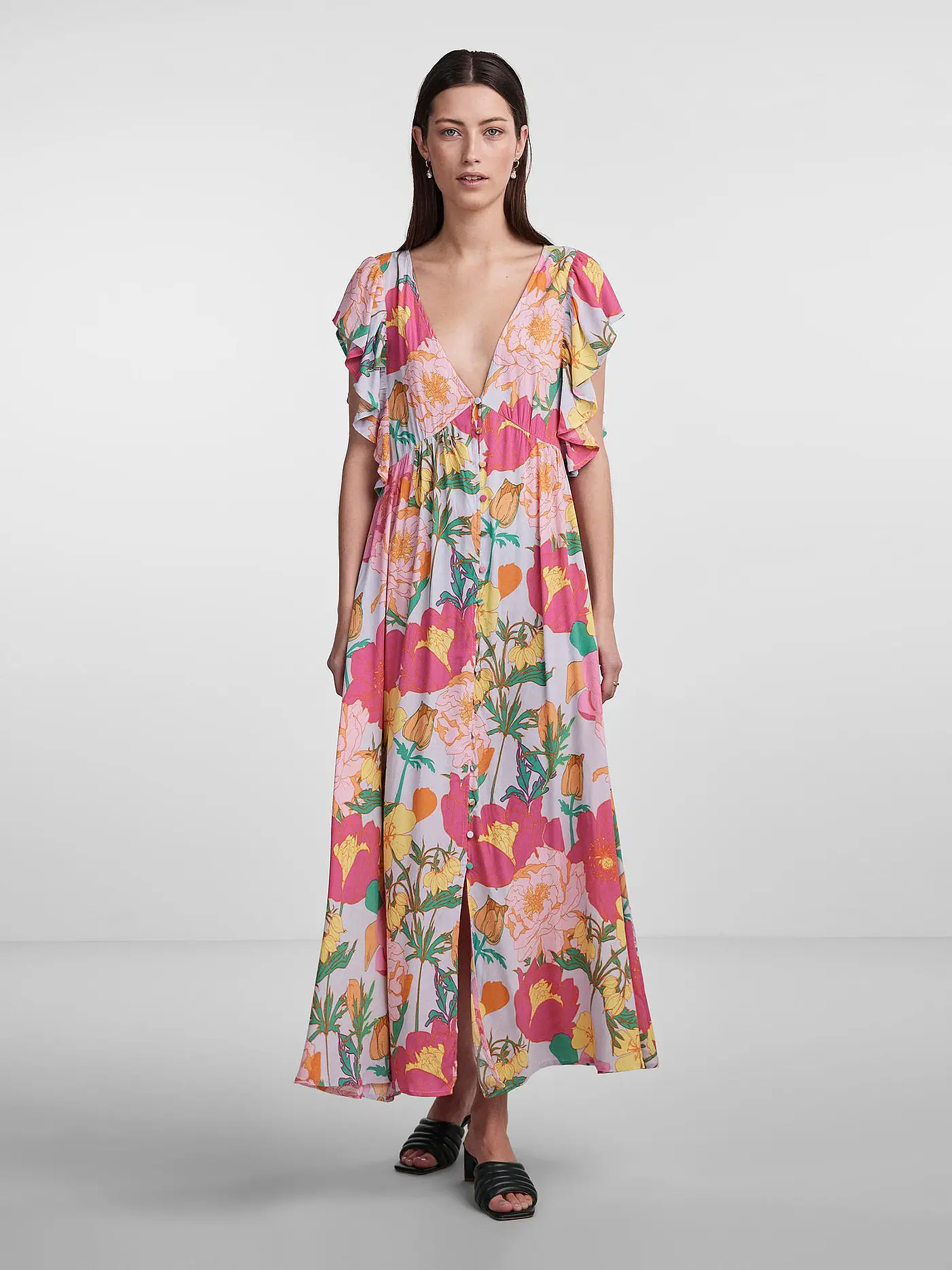 YAS | Midikleid | rosa