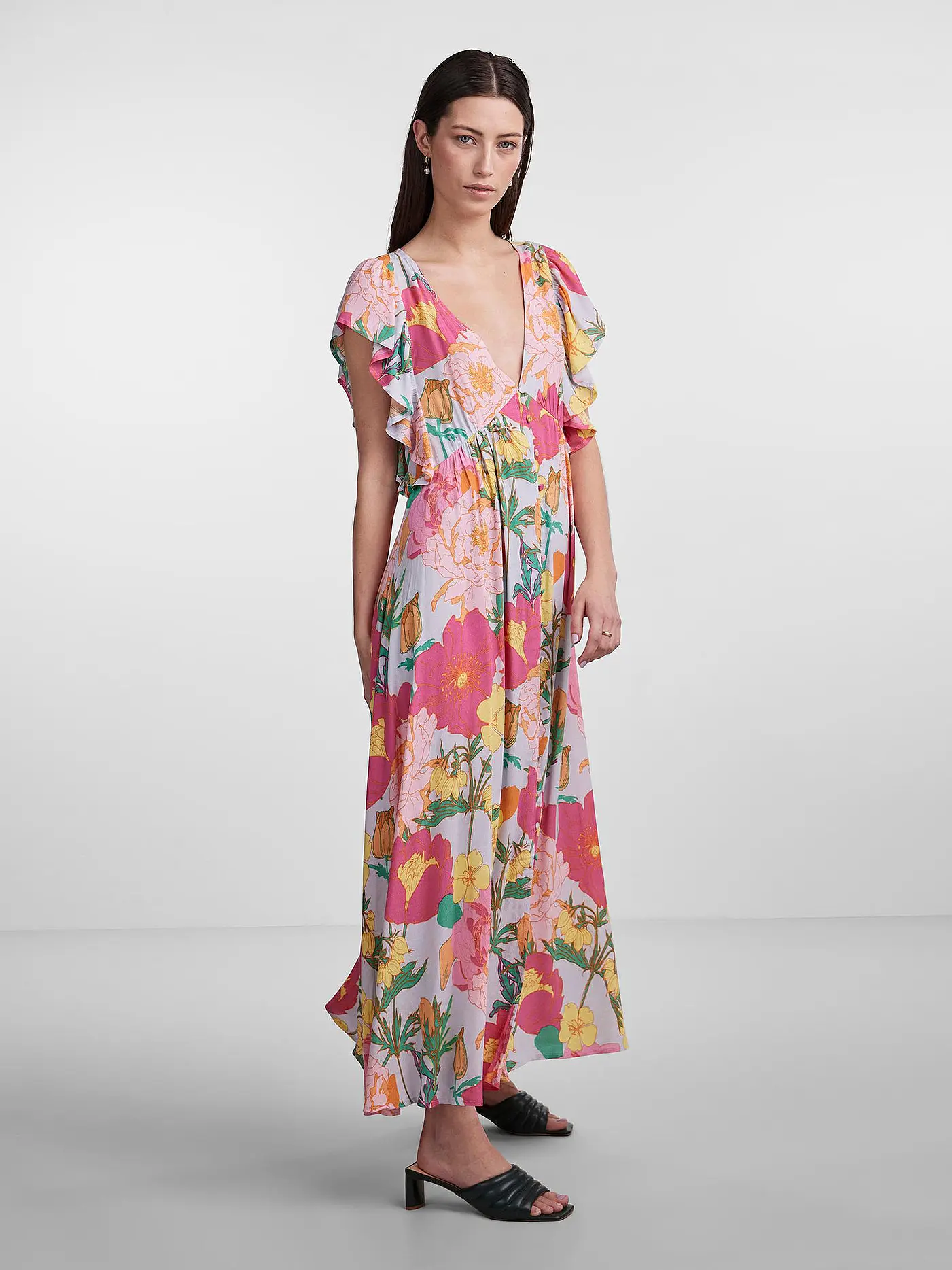 YAS | Midikleid | rosa