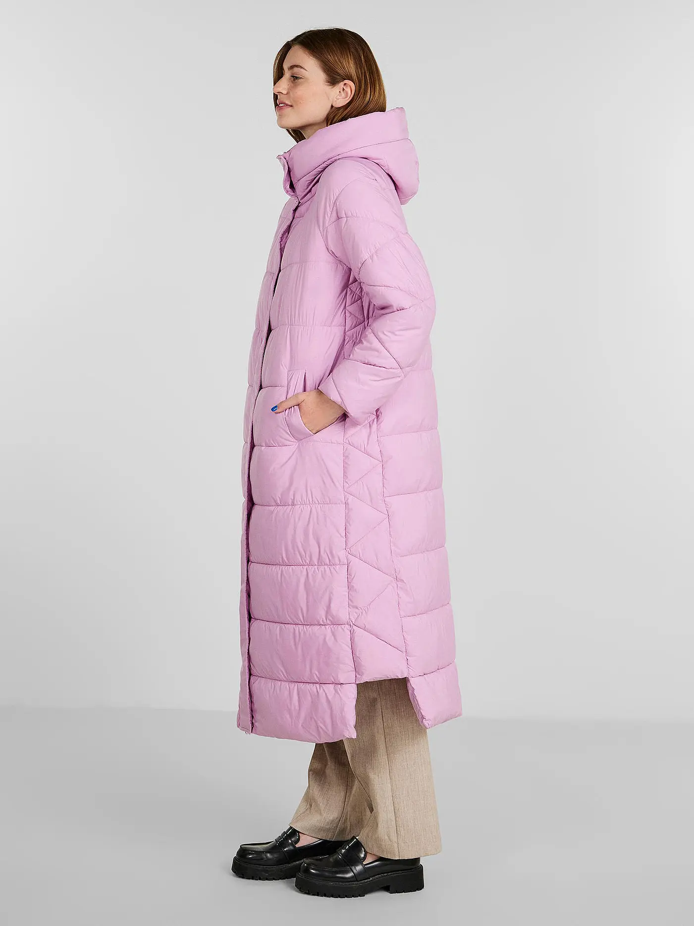 YAS | Steppmantel | rosa