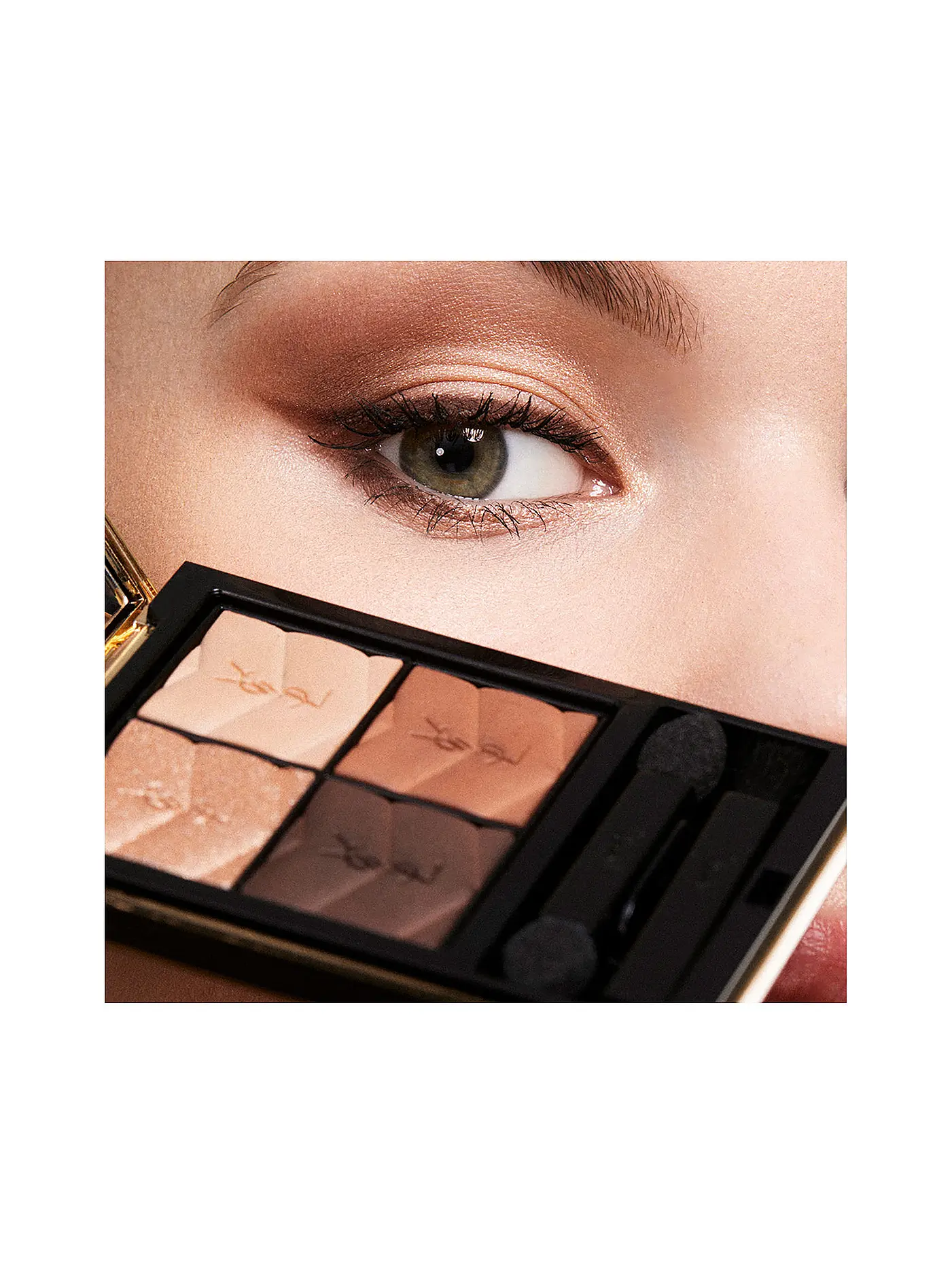 YVES SAINT LAURENT | Lidschatten - COUTURE MINI CLUTCH Lidschattenpalette (N°3) | hellbraun